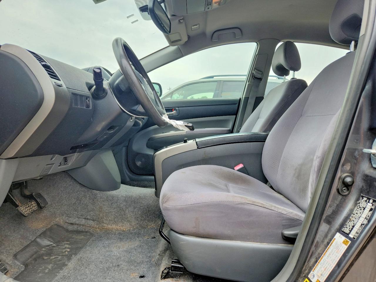 2007 Toyota Prius Base Gray vin: JTDKB20U173268078