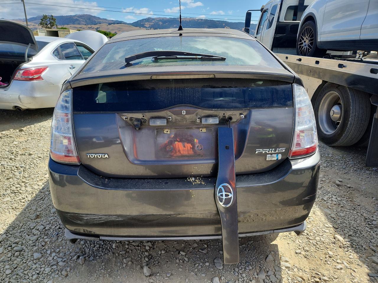 2007 Toyota Prius Base Серый vin: JTDKB20U173273524