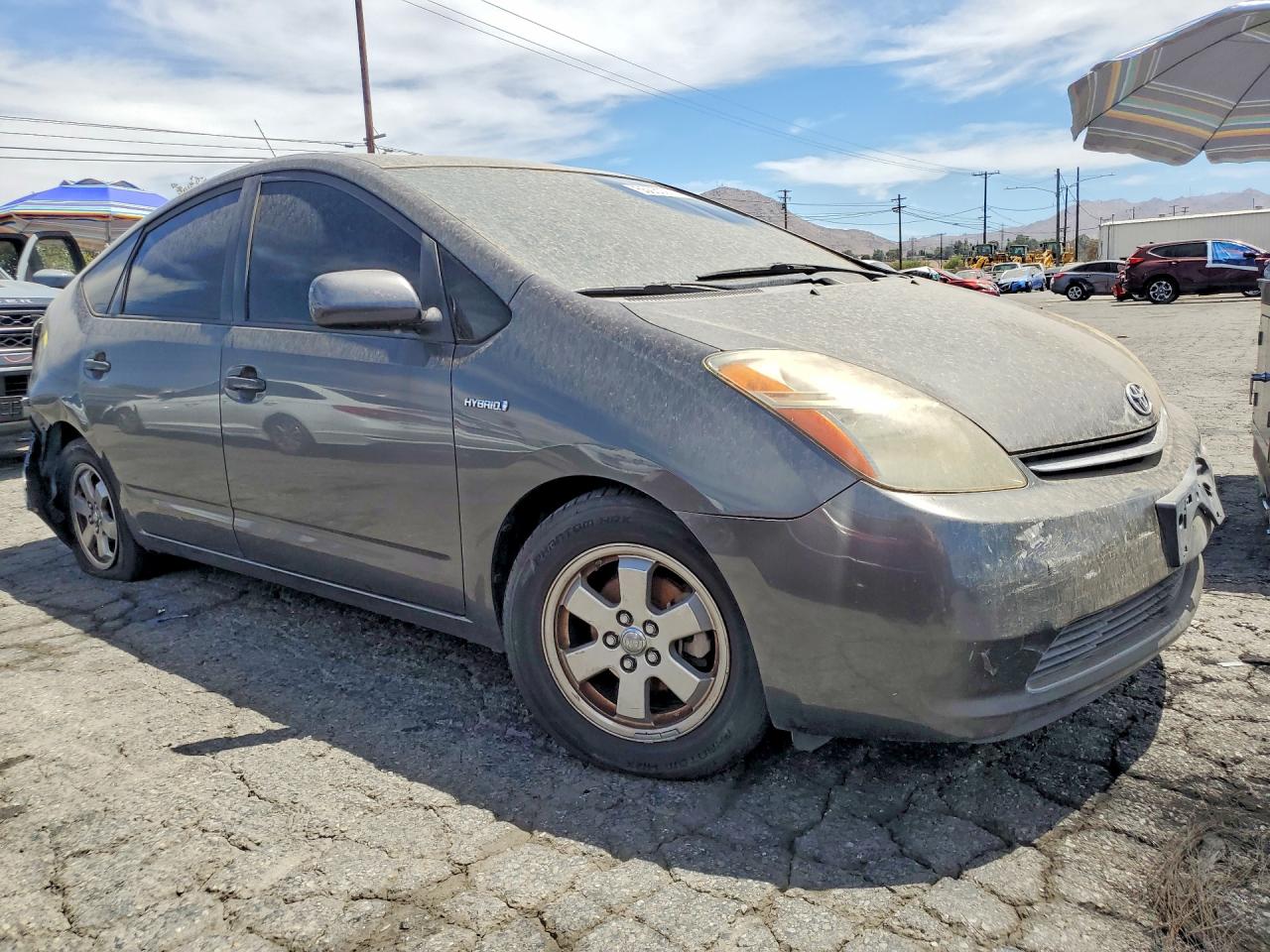 2007 Toyota Prius Base Gray vin: JTDKB20U173277105
