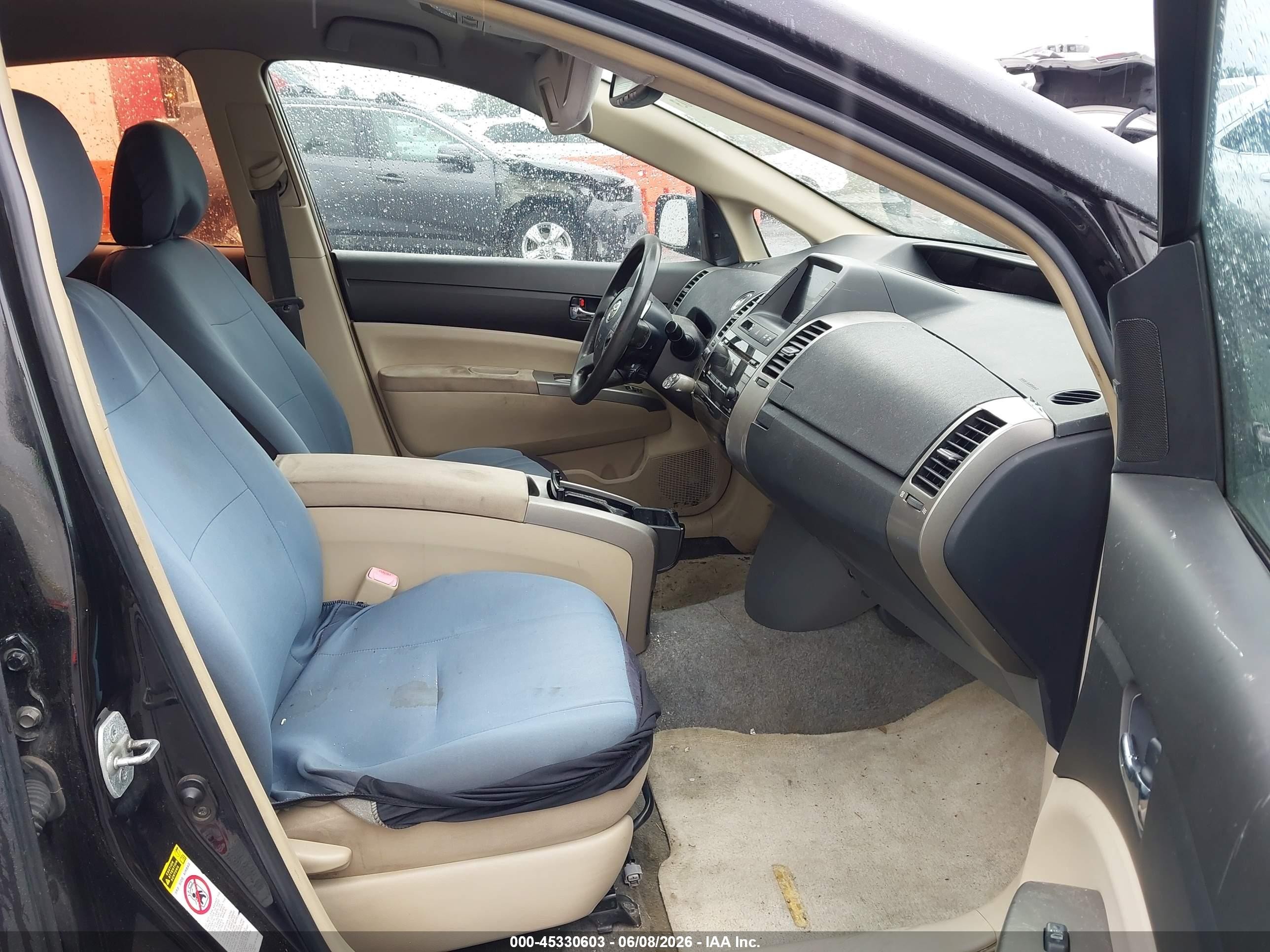 2007 Toyota Prius   Черный vin: JTDKB20U173281509
