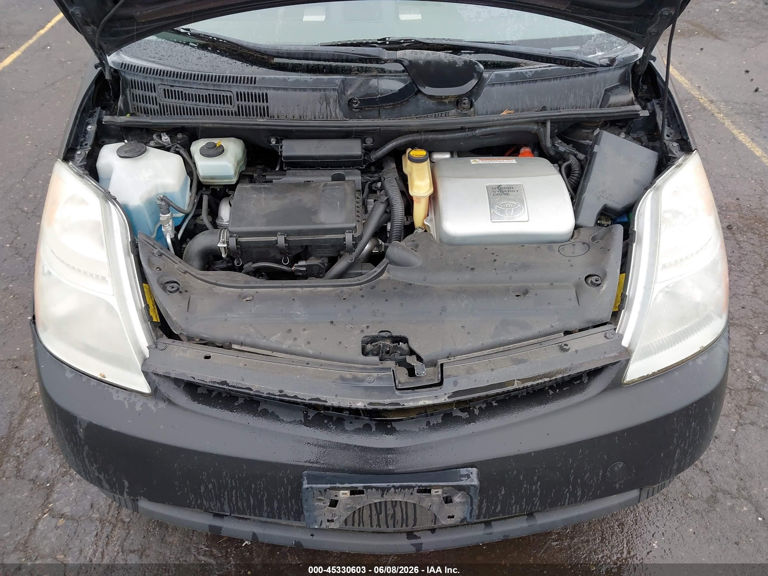 2007 Toyota Prius   Черный vin: JTDKB20U173281509