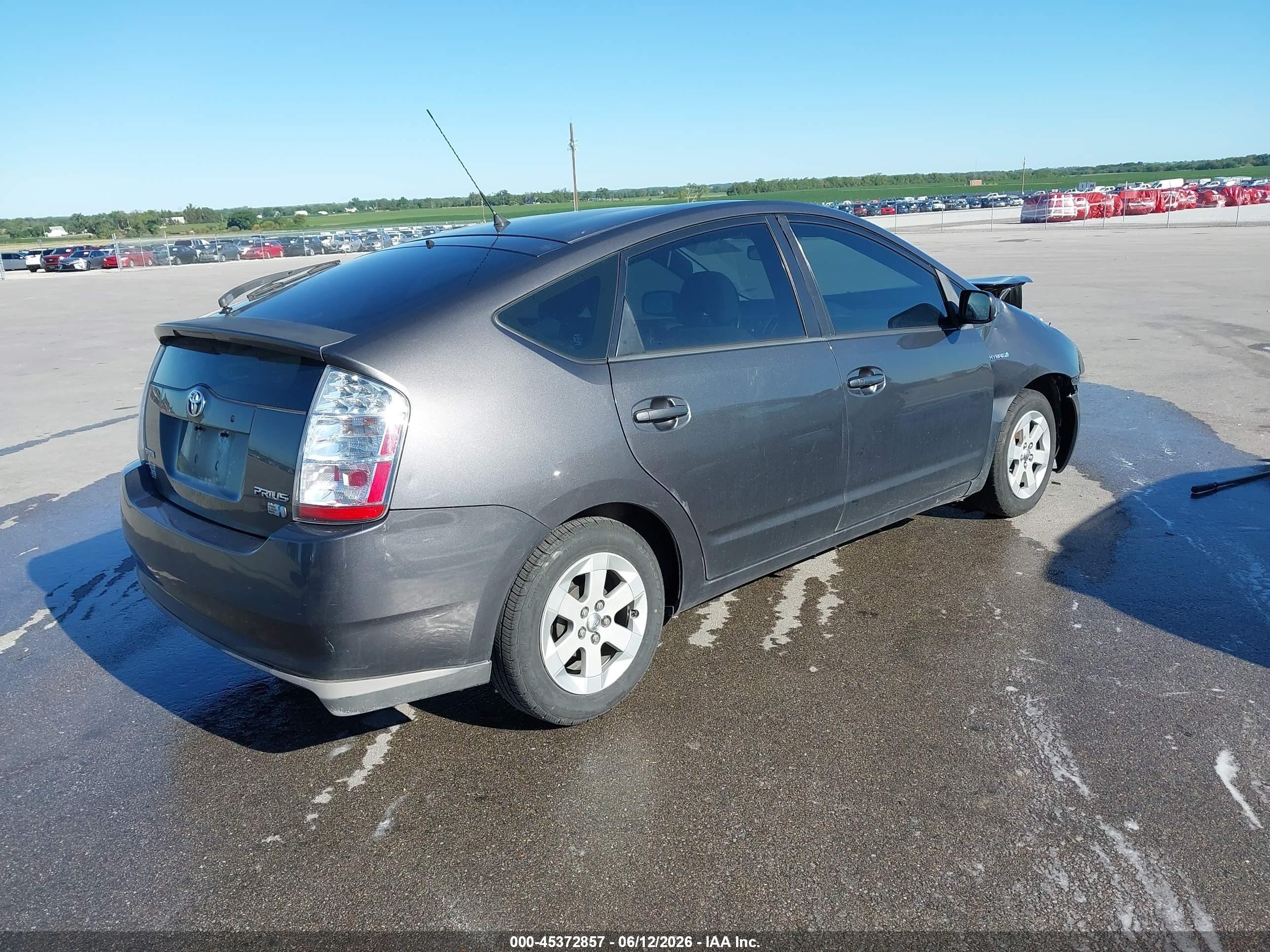 2007 Toyota Prius   Gray vin: JTDKB20U173290954