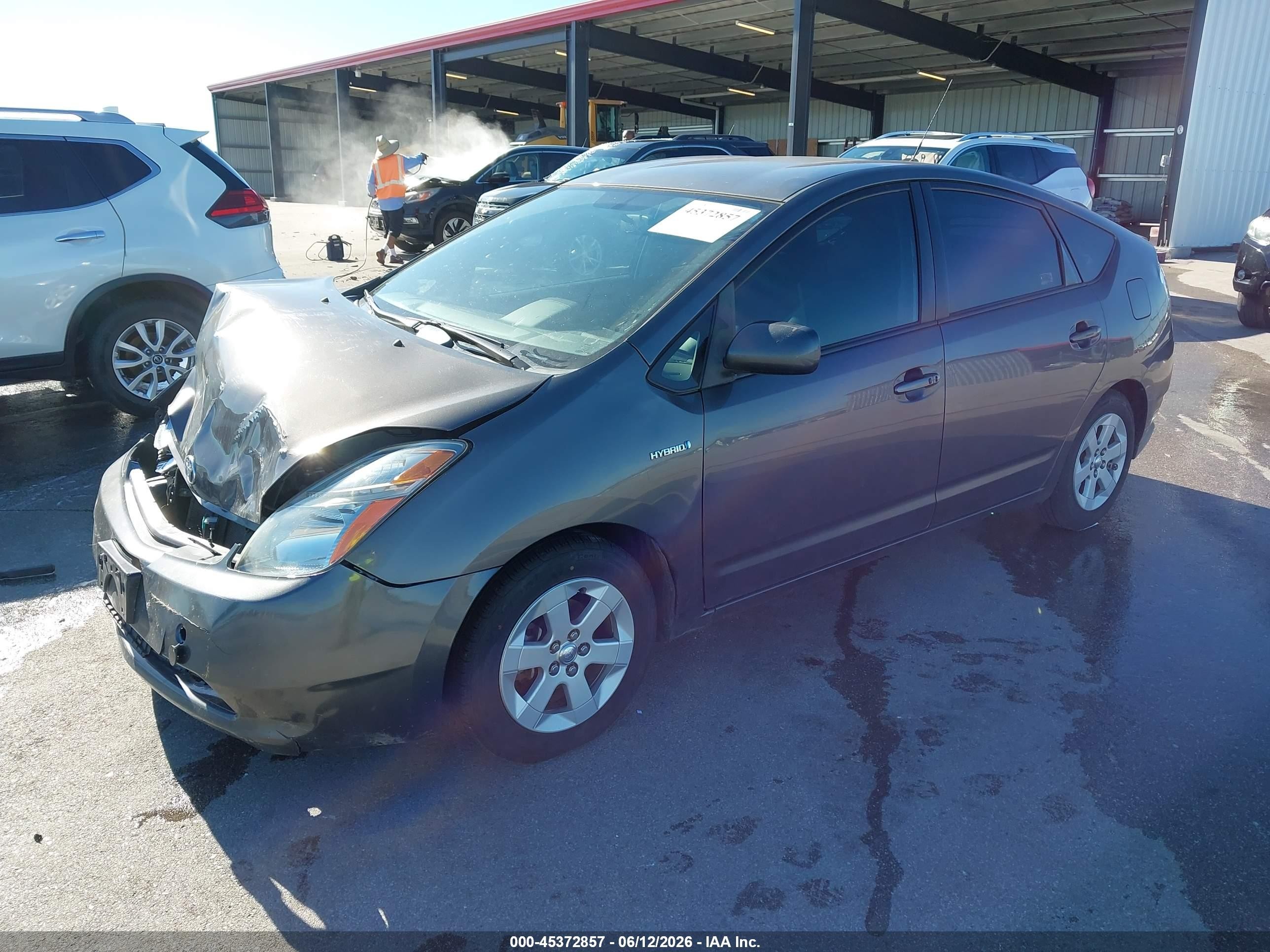 2007 Toyota Prius   Gray vin: JTDKB20U173290954