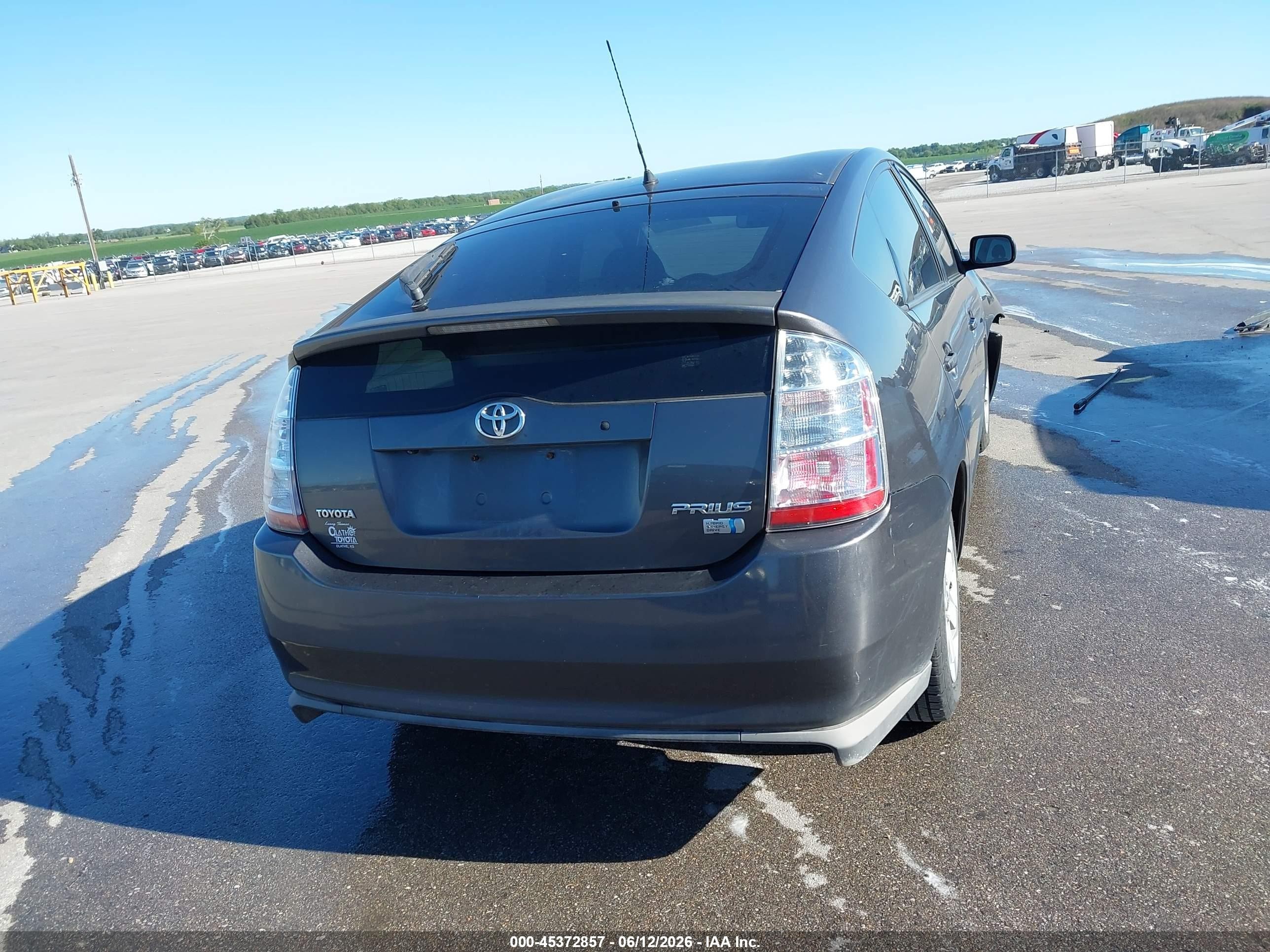 2007 Toyota Prius   Gray vin: JTDKB20U173290954
