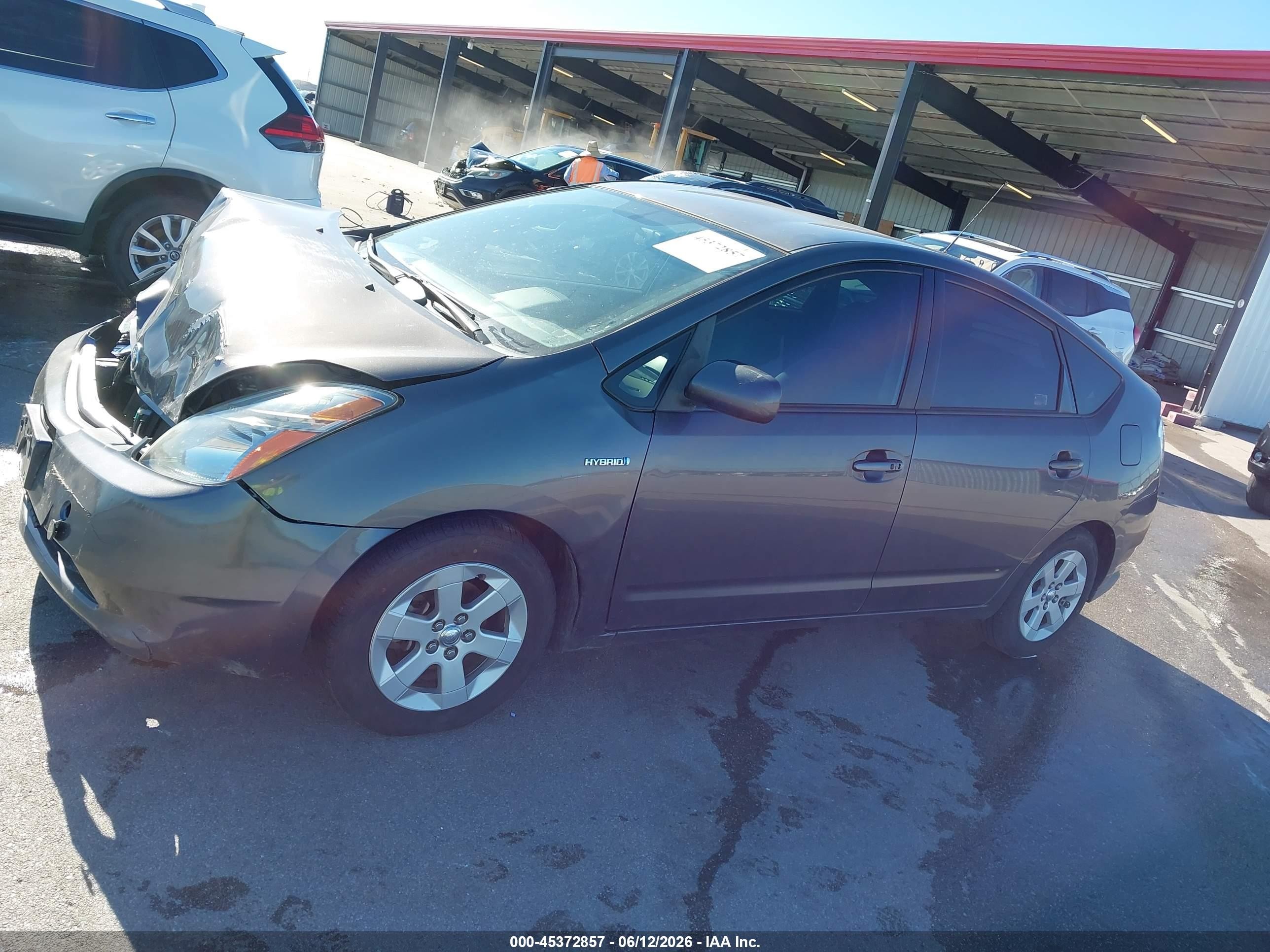 2007 Toyota Prius   Gray vin: JTDKB20U173290954