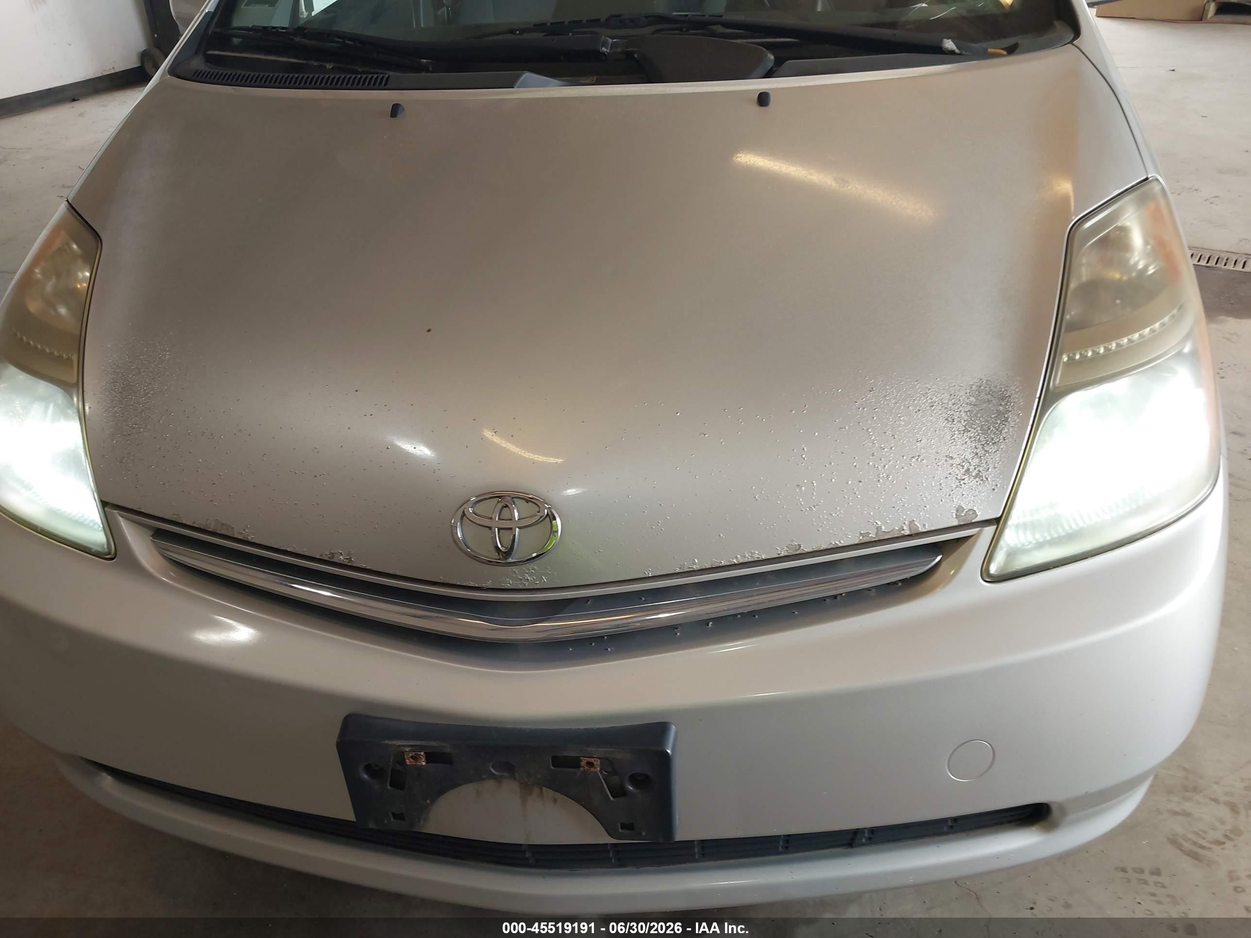 2007 Toyota Prius   Silver vin: JTDKB20U173291554