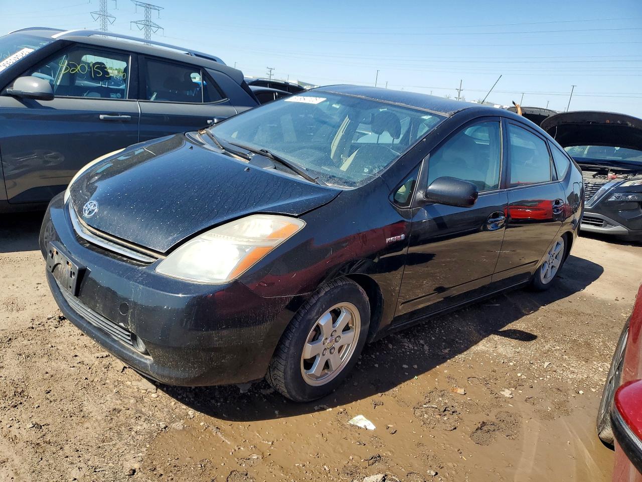 2007 Toyota Prius Black vin: JTDKB20U173292994