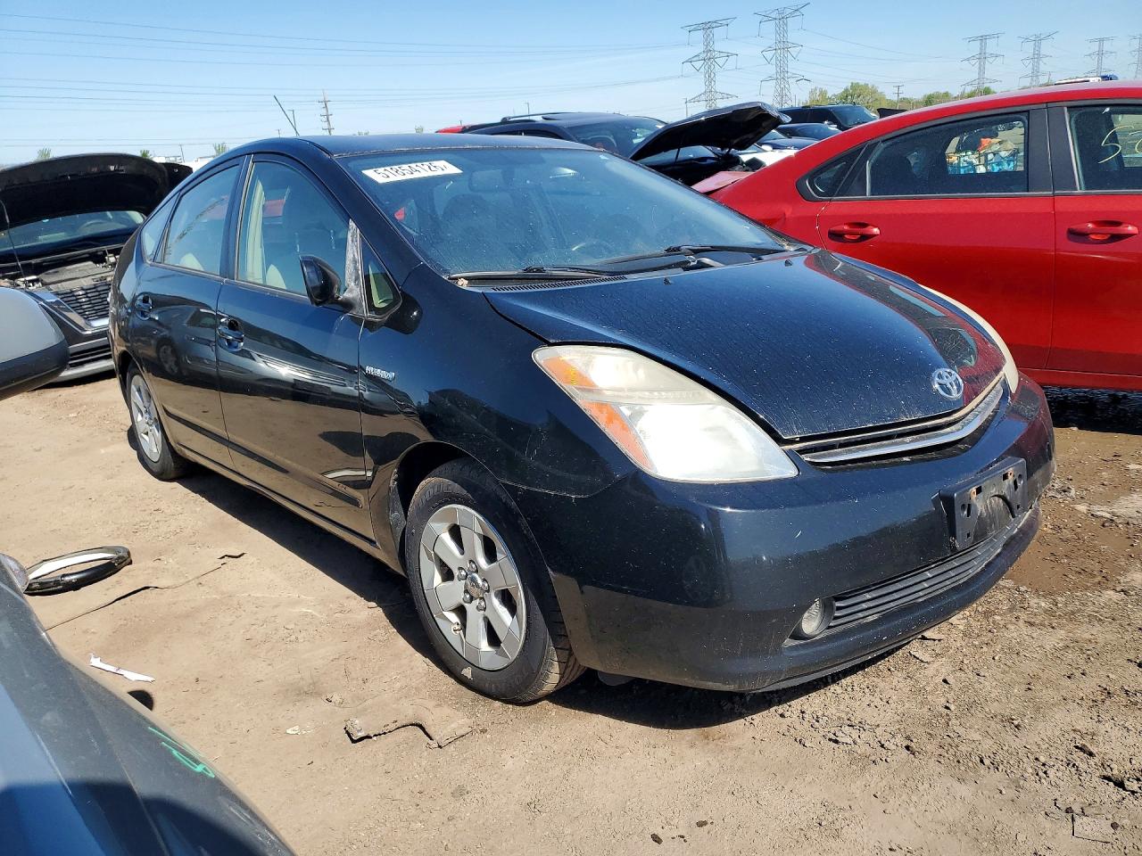 2007 Toyota Prius Black vin: JTDKB20U173292994