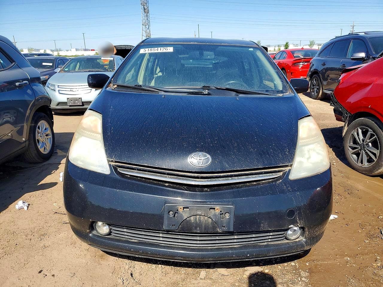 2007 Toyota Prius Black vin: JTDKB20U173292994