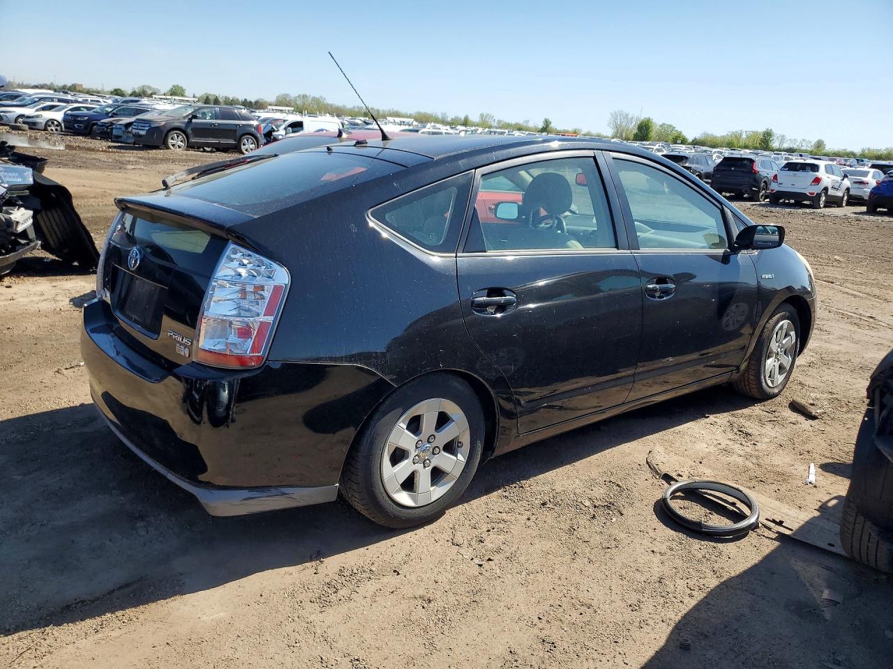 2007 Toyota Prius Black vin: JTDKB20U173292994