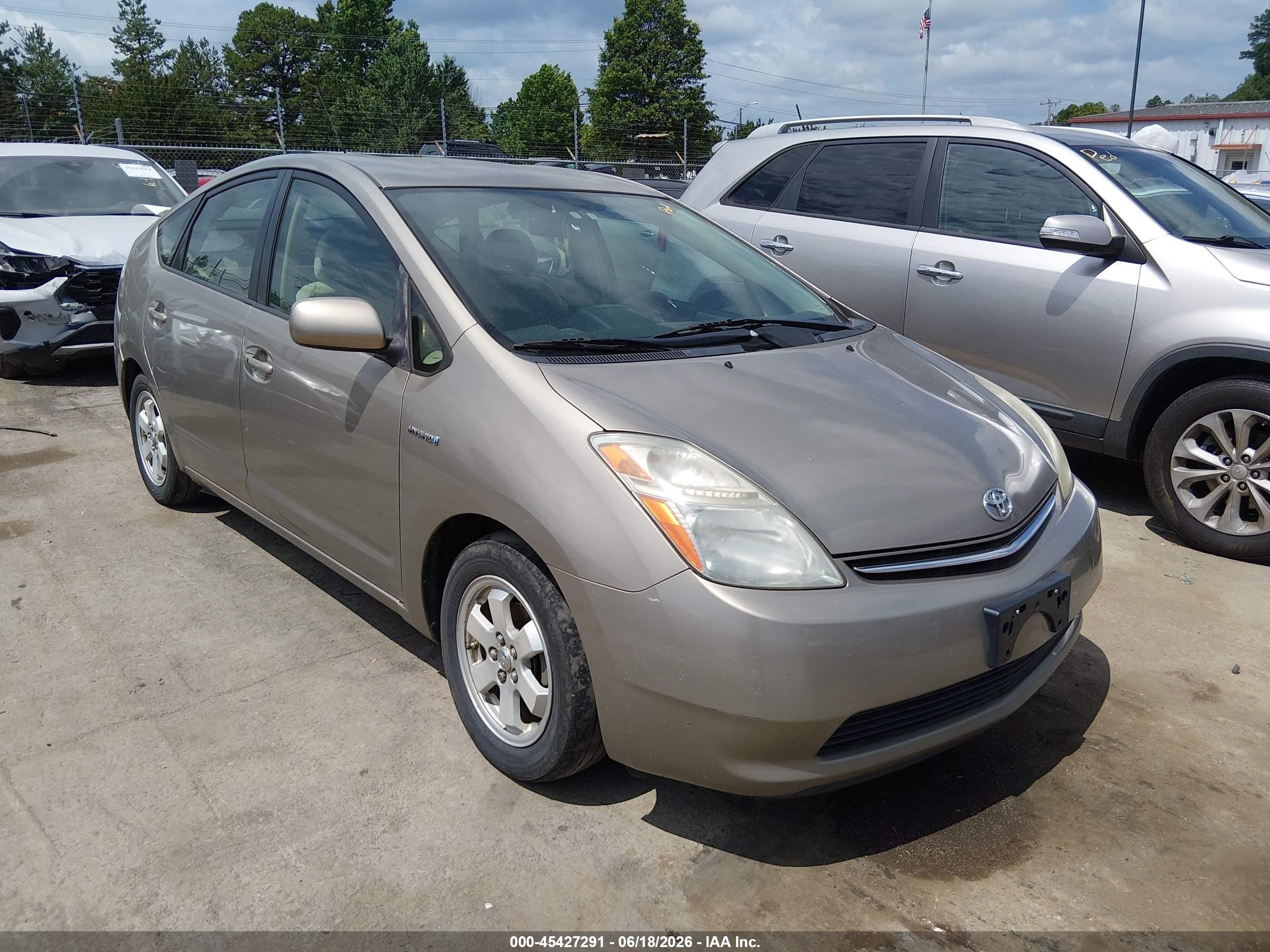 2007 Toyota Prius   Gray vin: JTDKB20U177597520