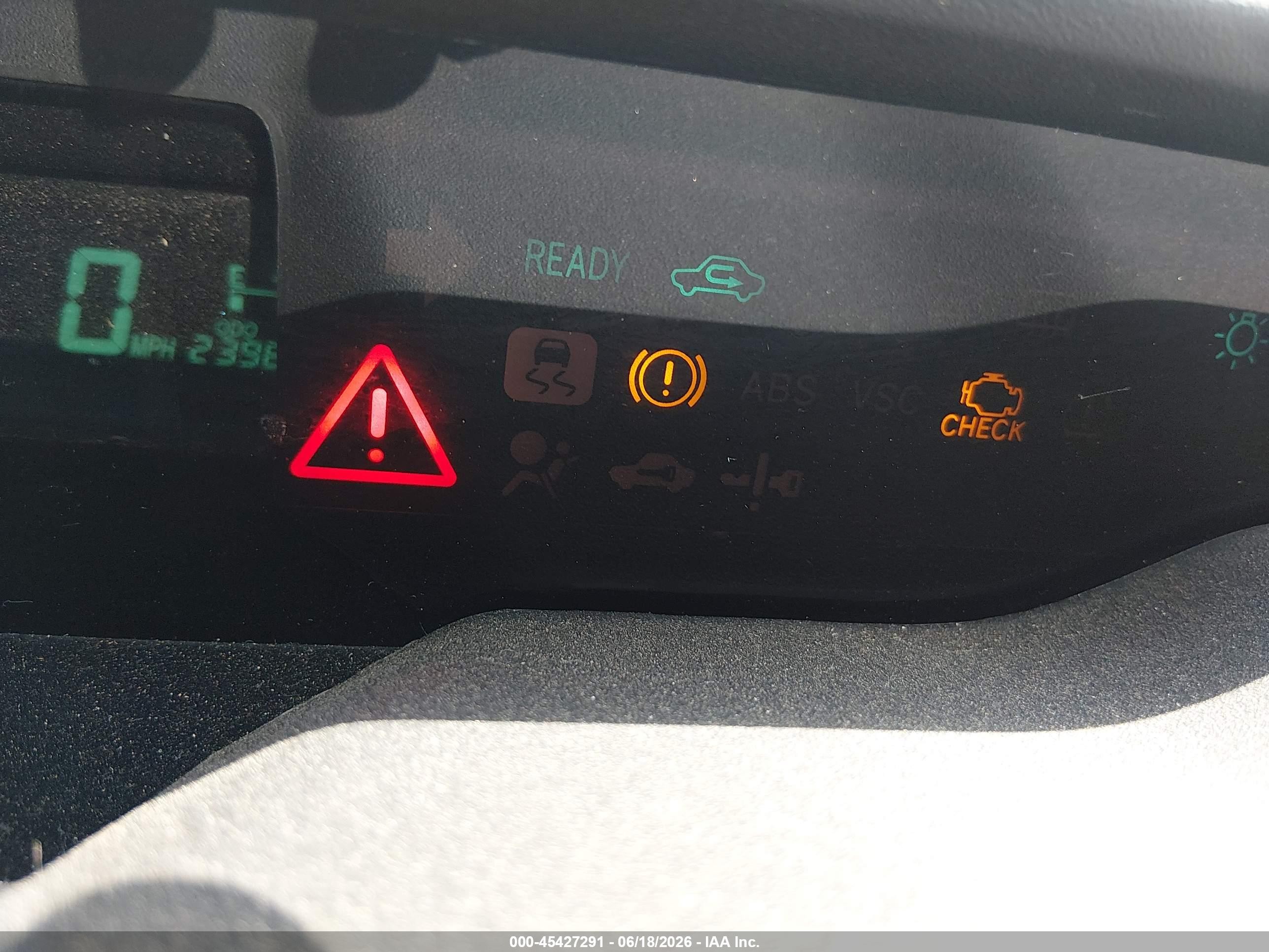 2007 Toyota Prius   Gray vin: JTDKB20U177597520