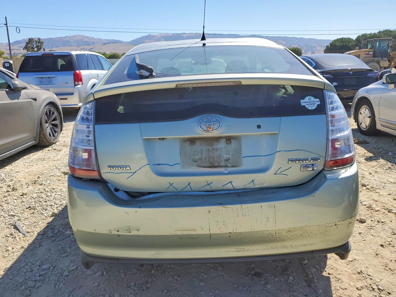 2007 Toyota Prius Base Green vin: JTDKB20U177601016