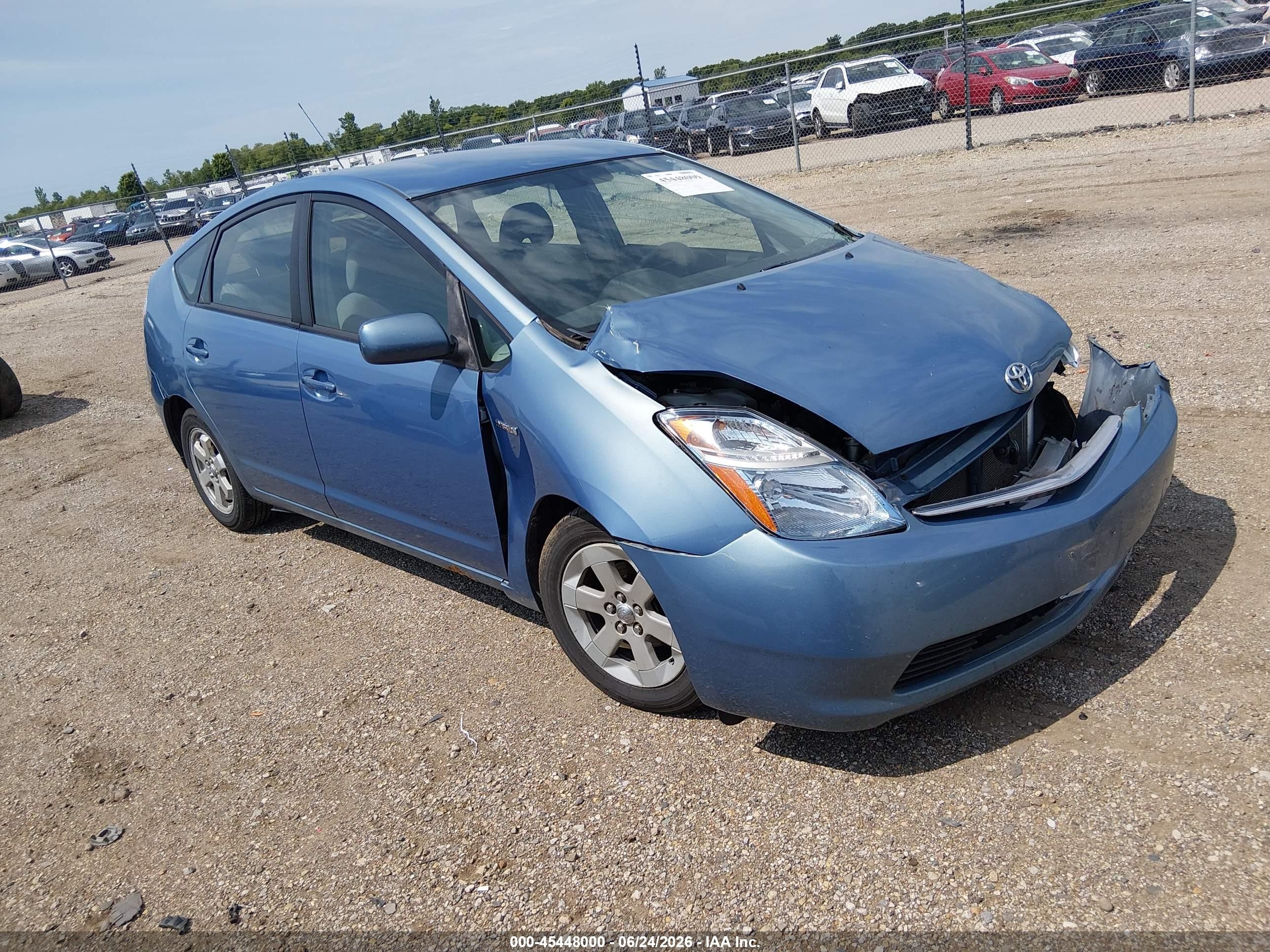 2007 Toyota Prius   Blue vin: JTDKB20U177615157