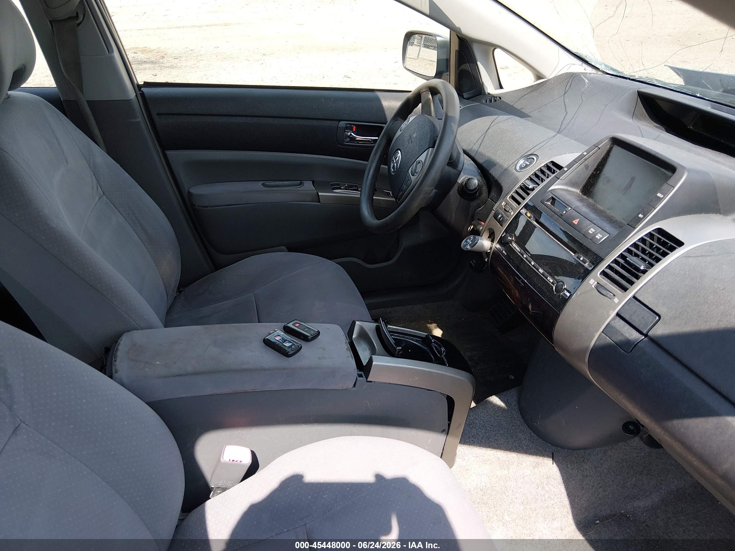 2007 Toyota Prius Blue vin: JTDKB20U177615157