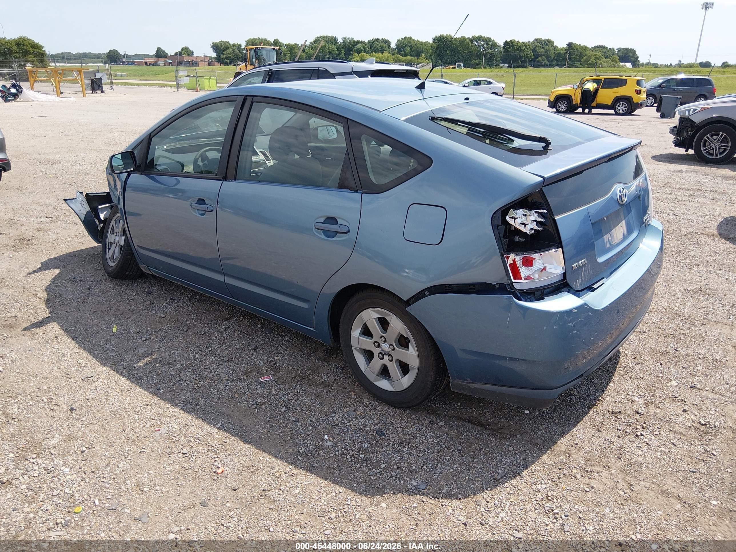 2007 Toyota Prius Blue vin: JTDKB20U177615157