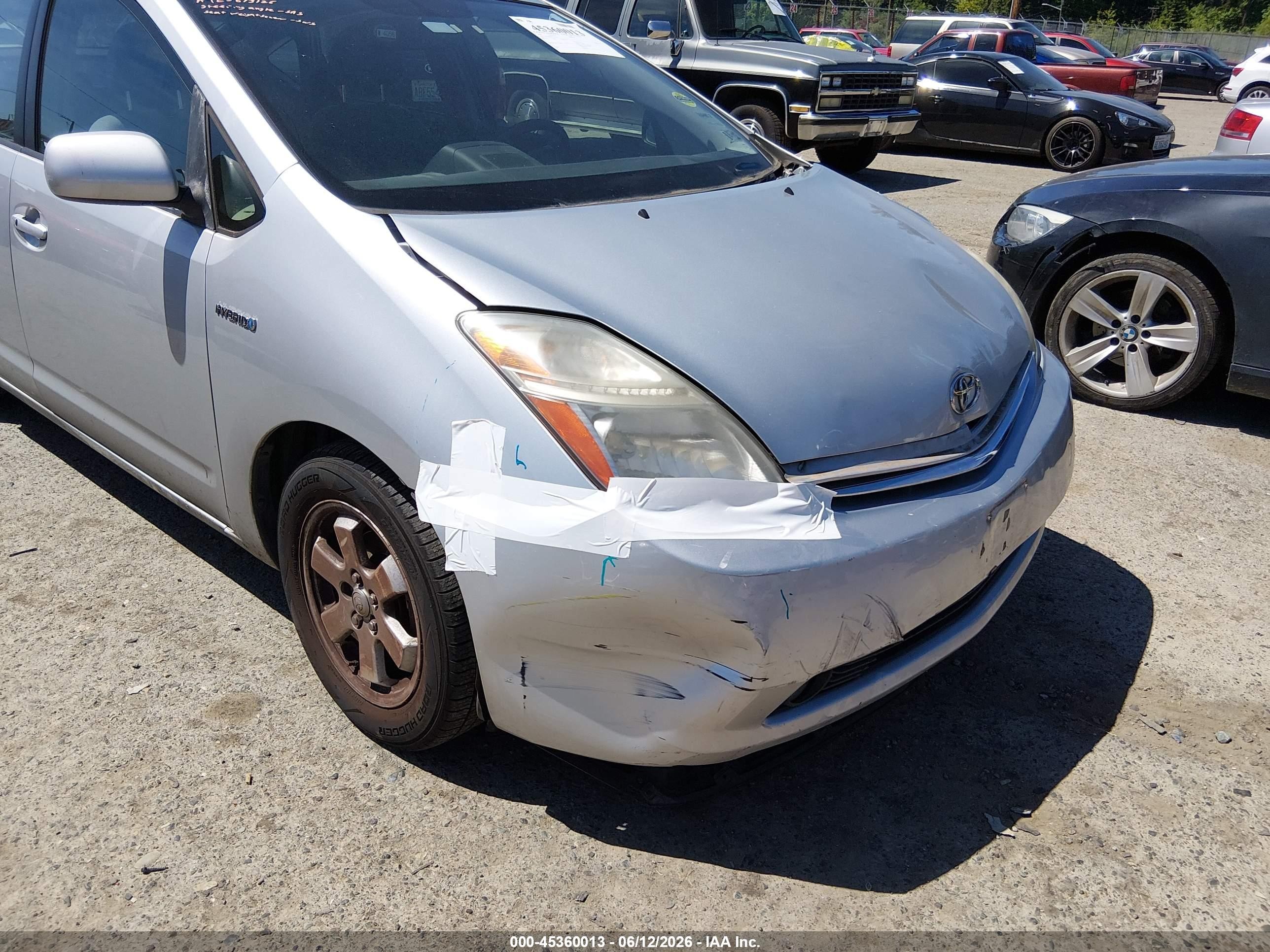 2007 Toyota Prius   Серебряный vin: JTDKB20U177625171