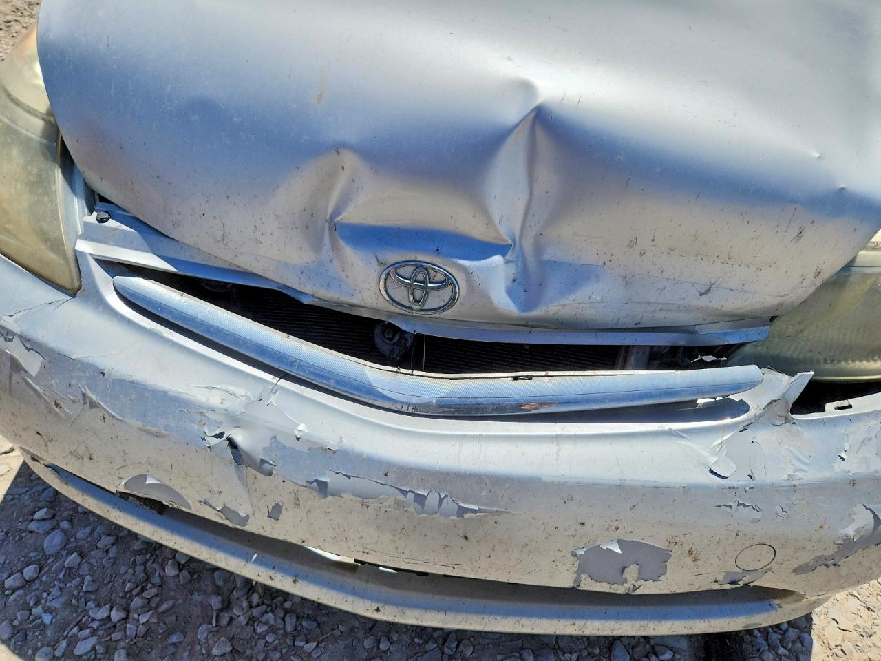 2007 Toyota Prius Base Silver vin: JTDKB20U177634386