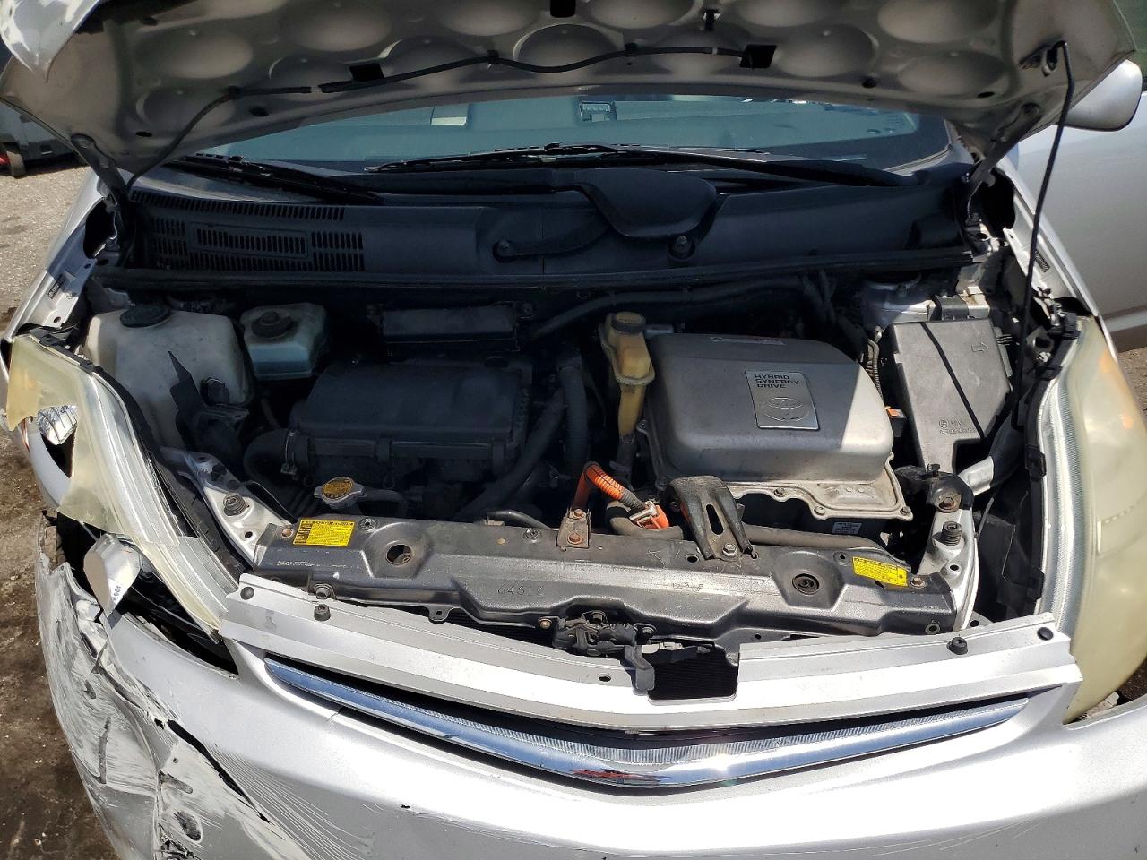 2007 Toyota Prius Base Silver vin: JTDKB20U177634582