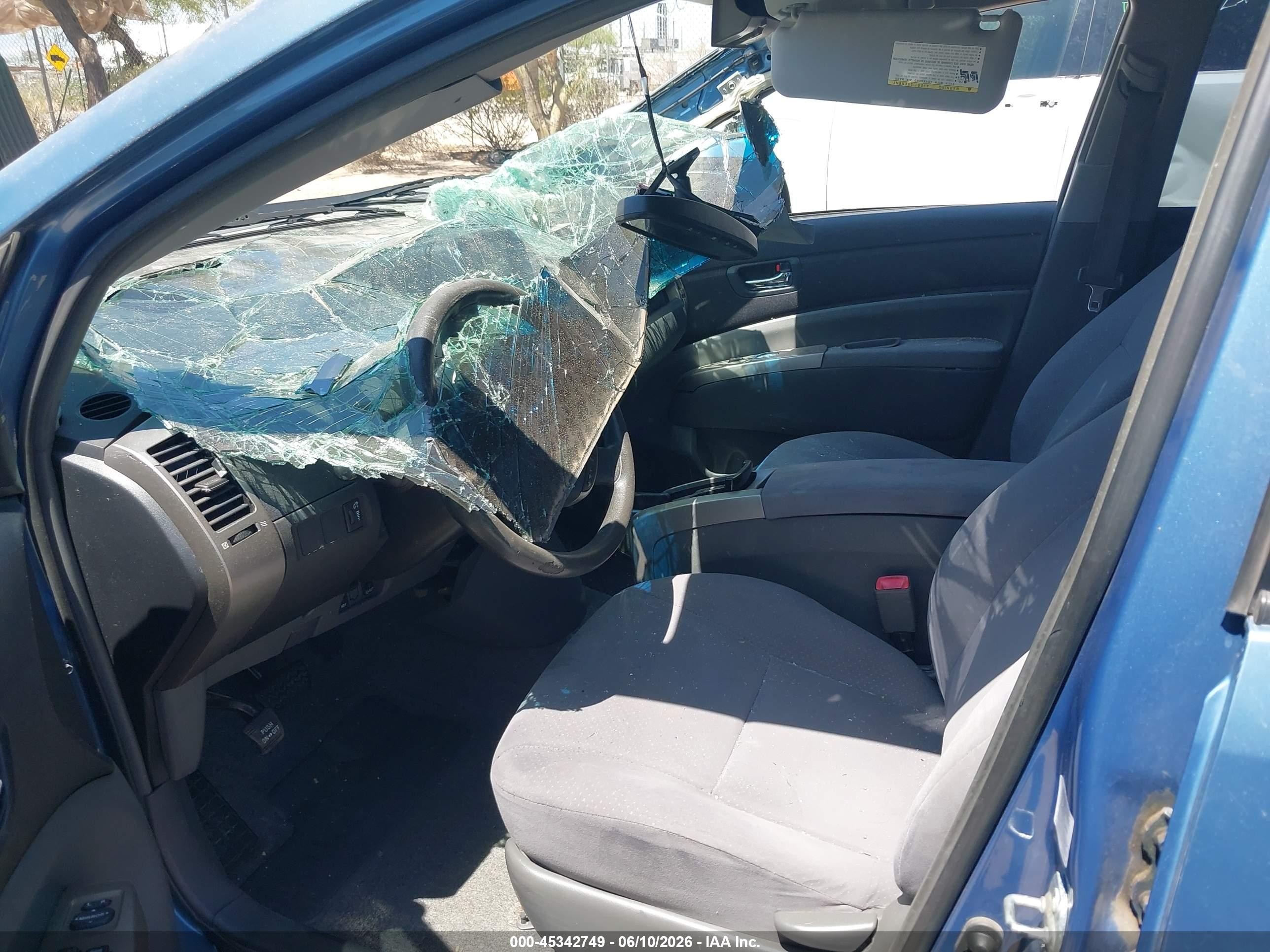 2007 Toyota Prius   Синий vin: JTDKB20U177642598