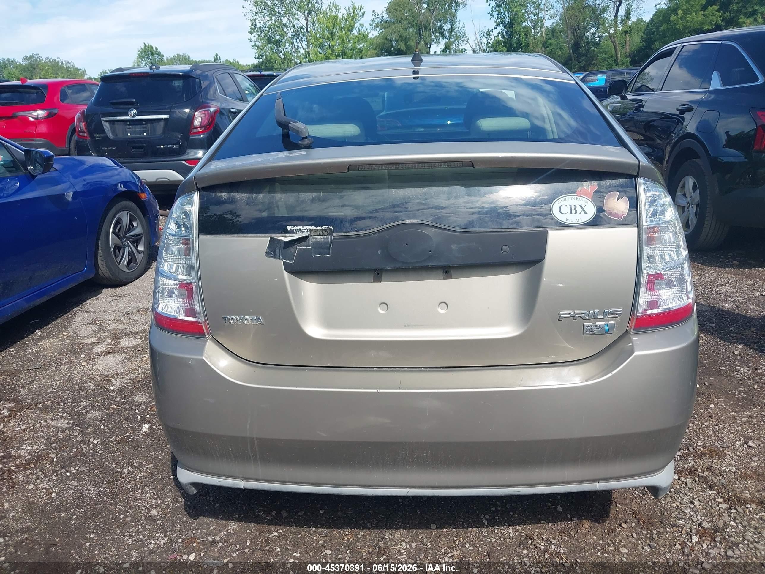 2007 Toyota Prius   Золотой vin: JTDKB20U177651933