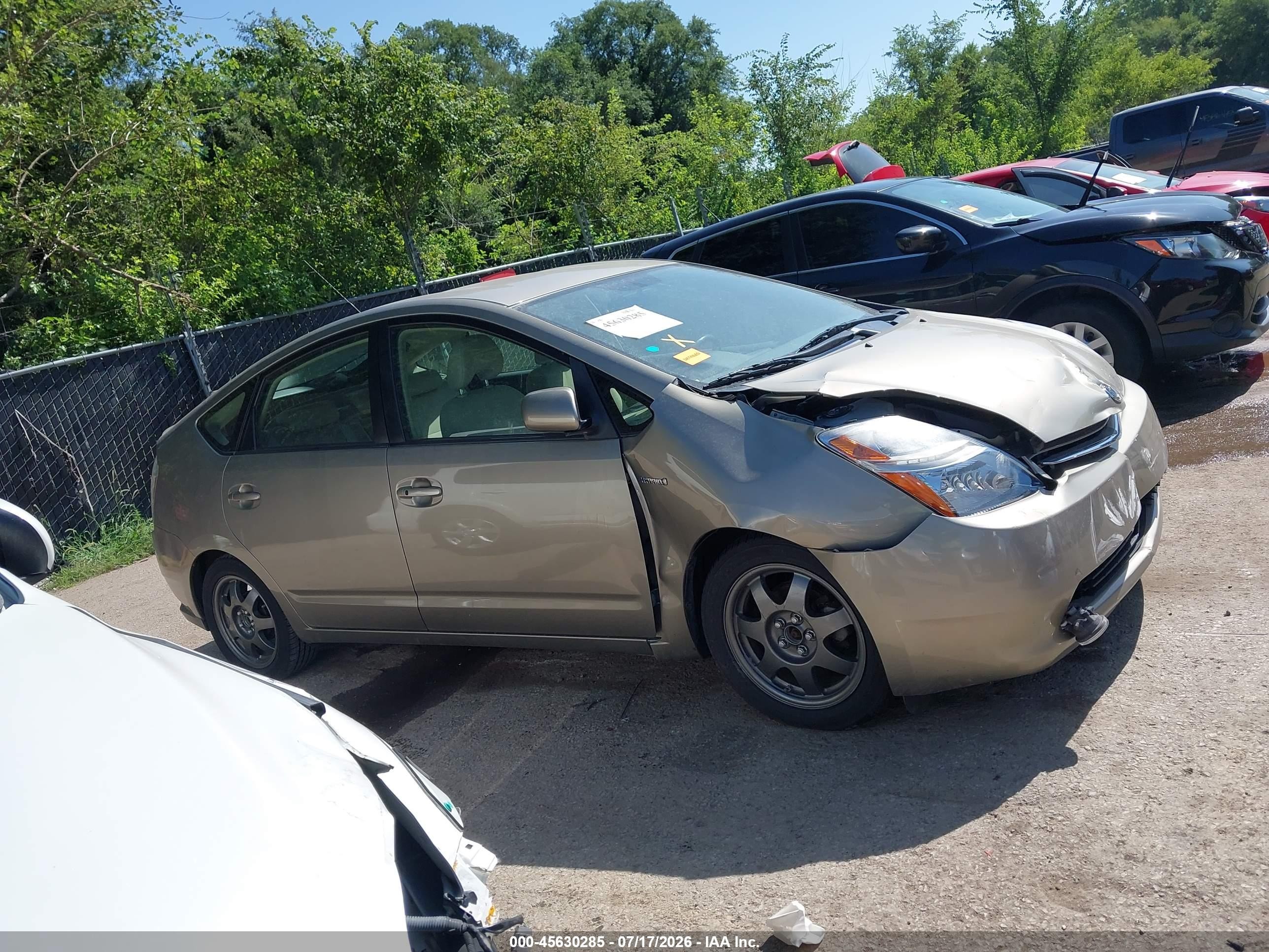 2007 Toyota Prius Touring Brown vin: JTDKB20U177654069