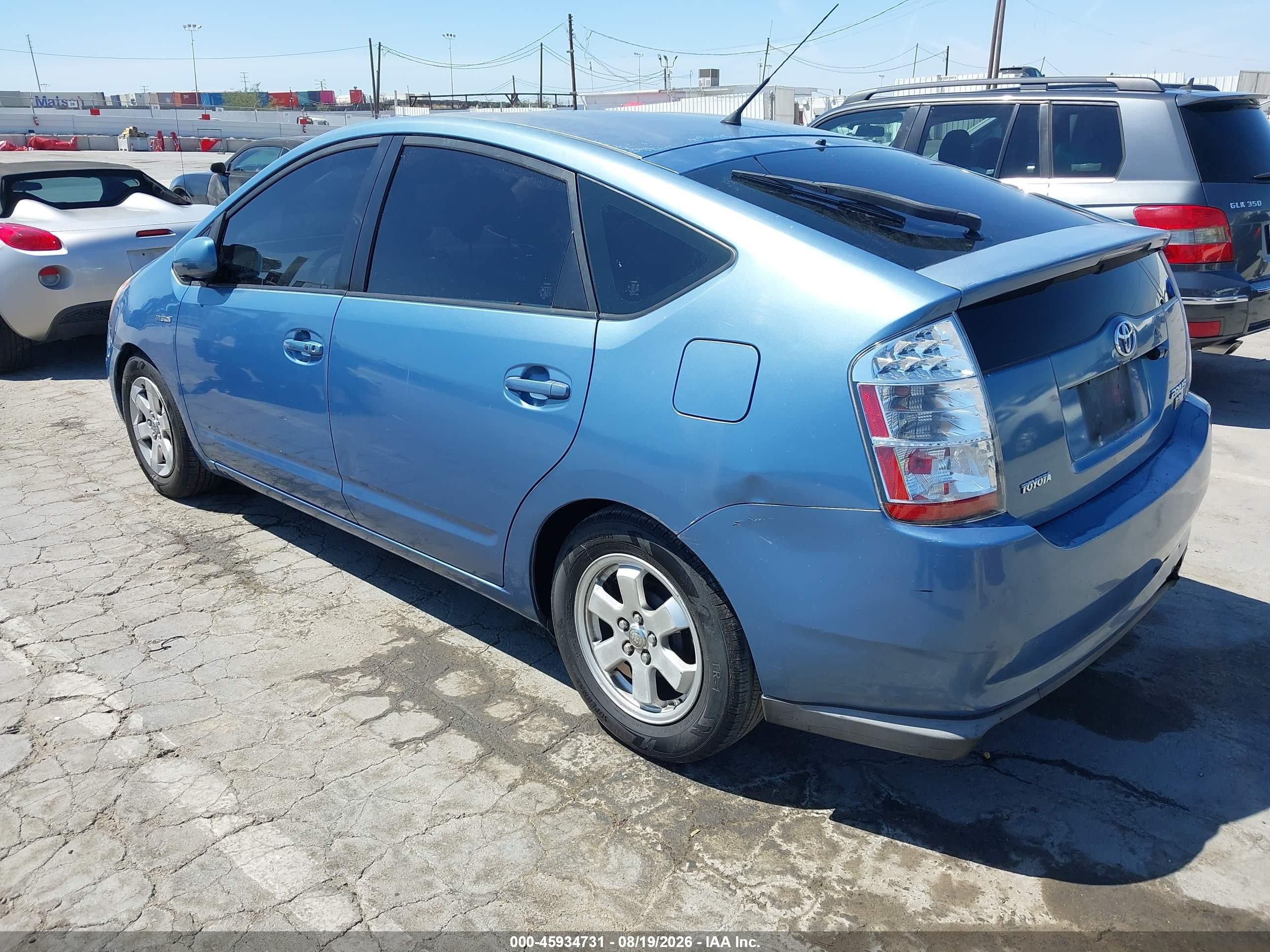2007 Toyota Prius   Light Blue vin: JTDKB20U177655495