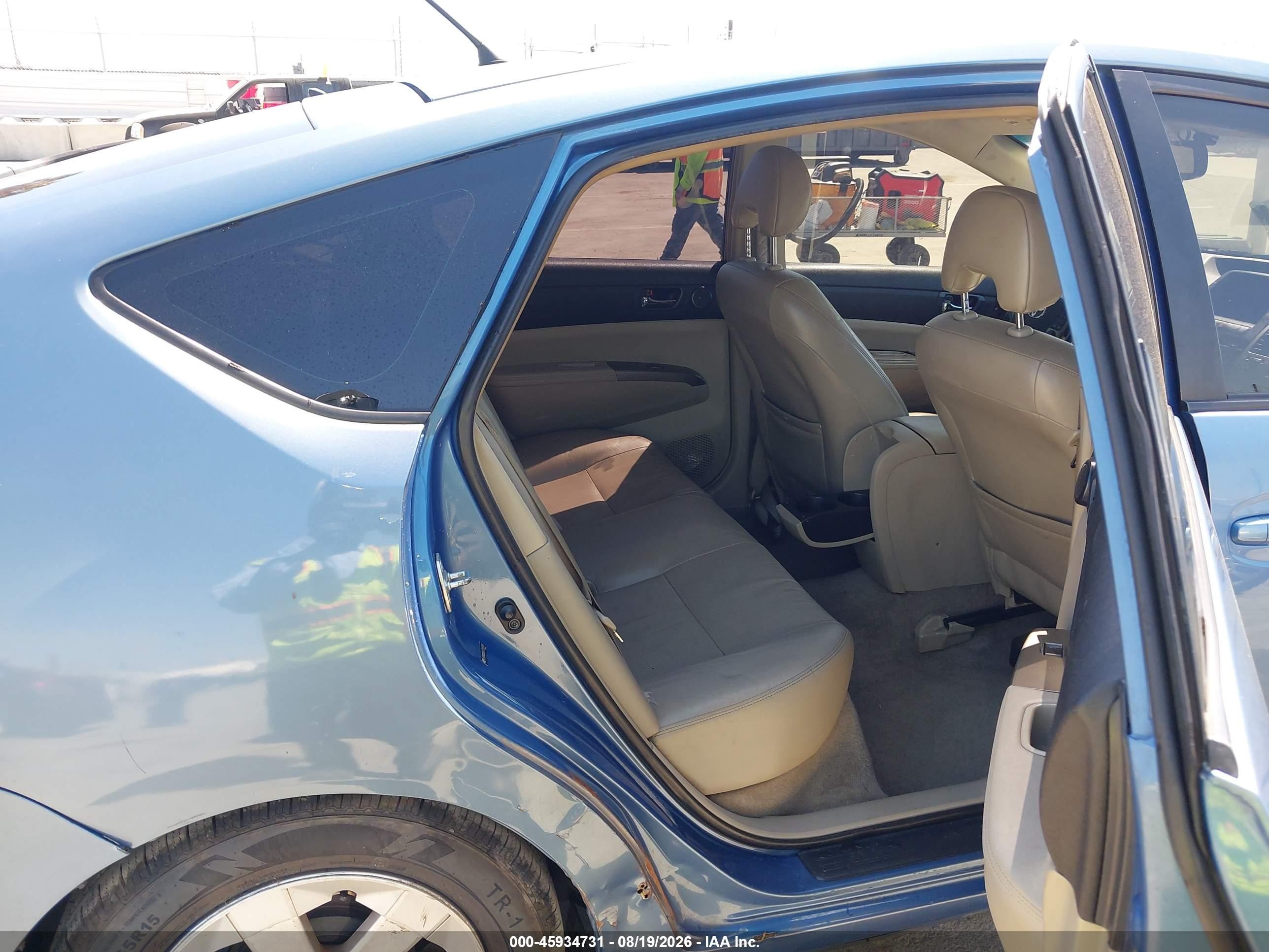 2007 Toyota Prius   Light Blue vin: JTDKB20U177655495