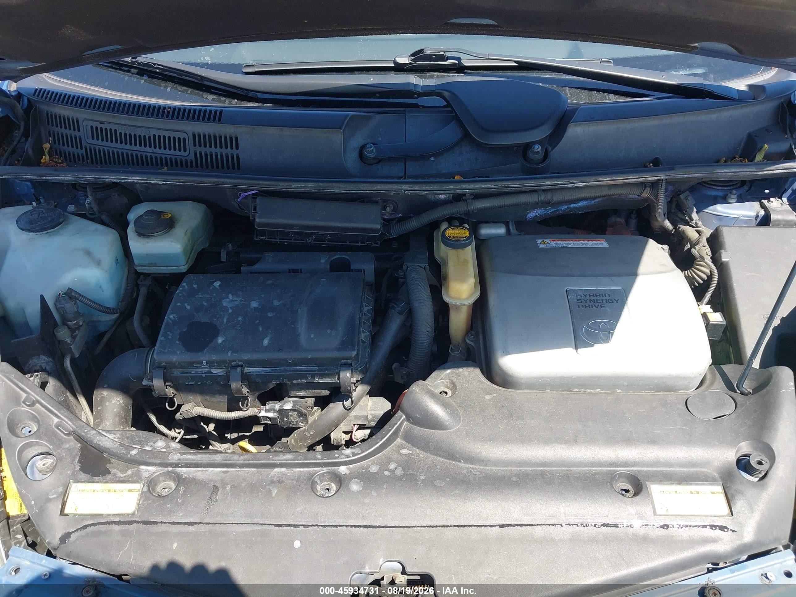 2007 Toyota Prius   Light Blue vin: JTDKB20U177655495