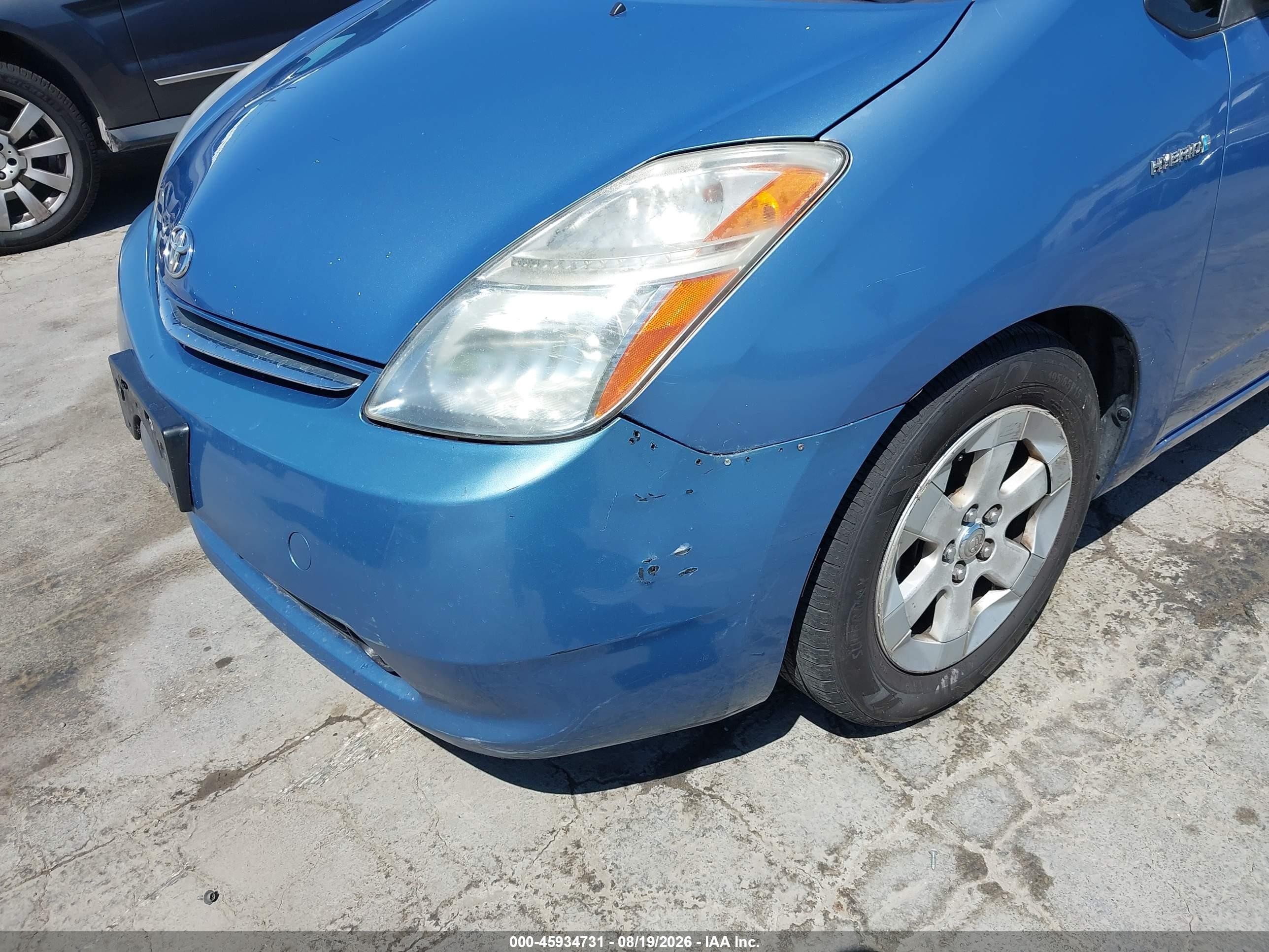 2007 Toyota Prius   Light Blue vin: JTDKB20U177655495