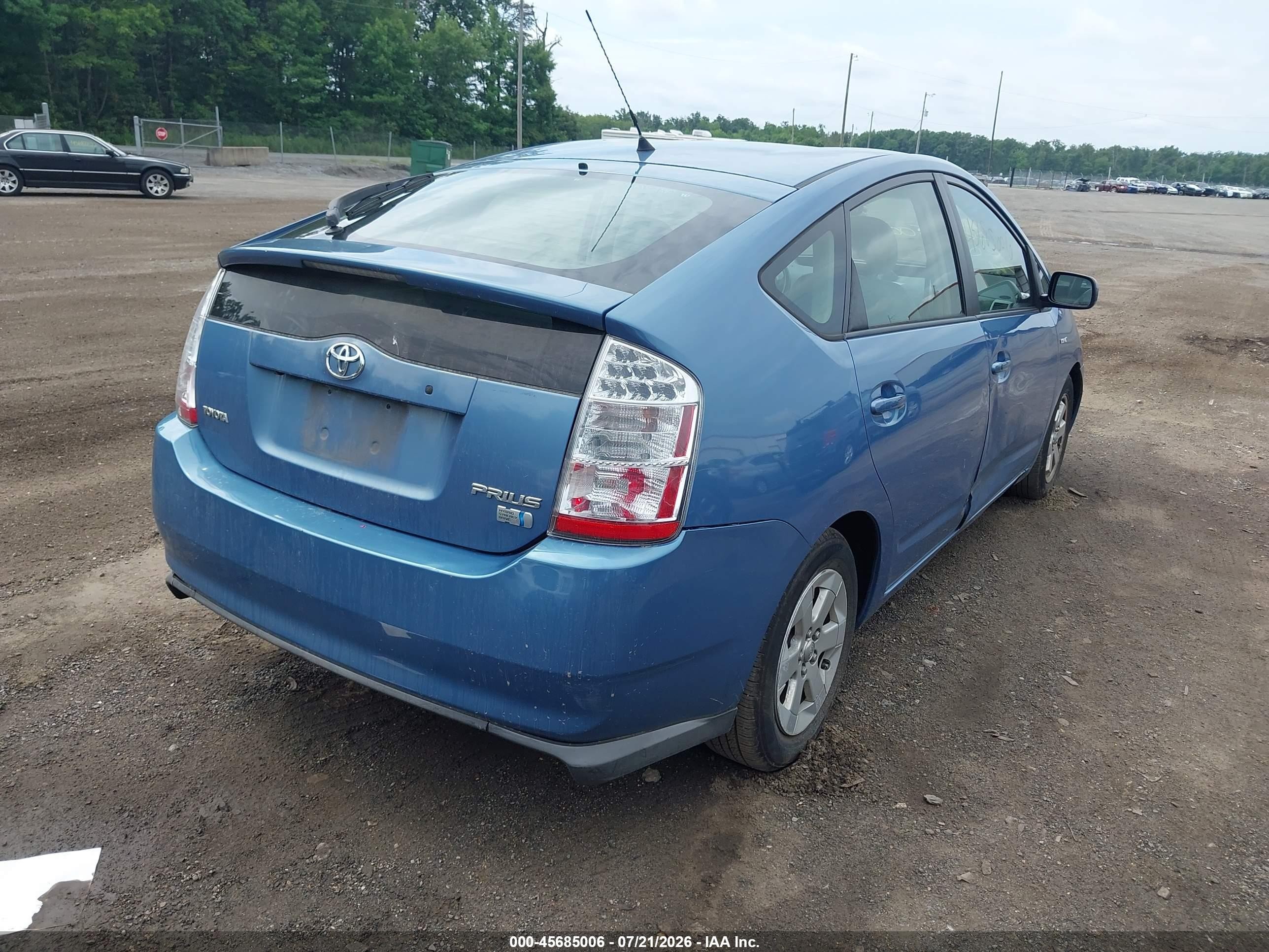 2007 Toyota Prius   Blue vin: JTDKB20U177657229