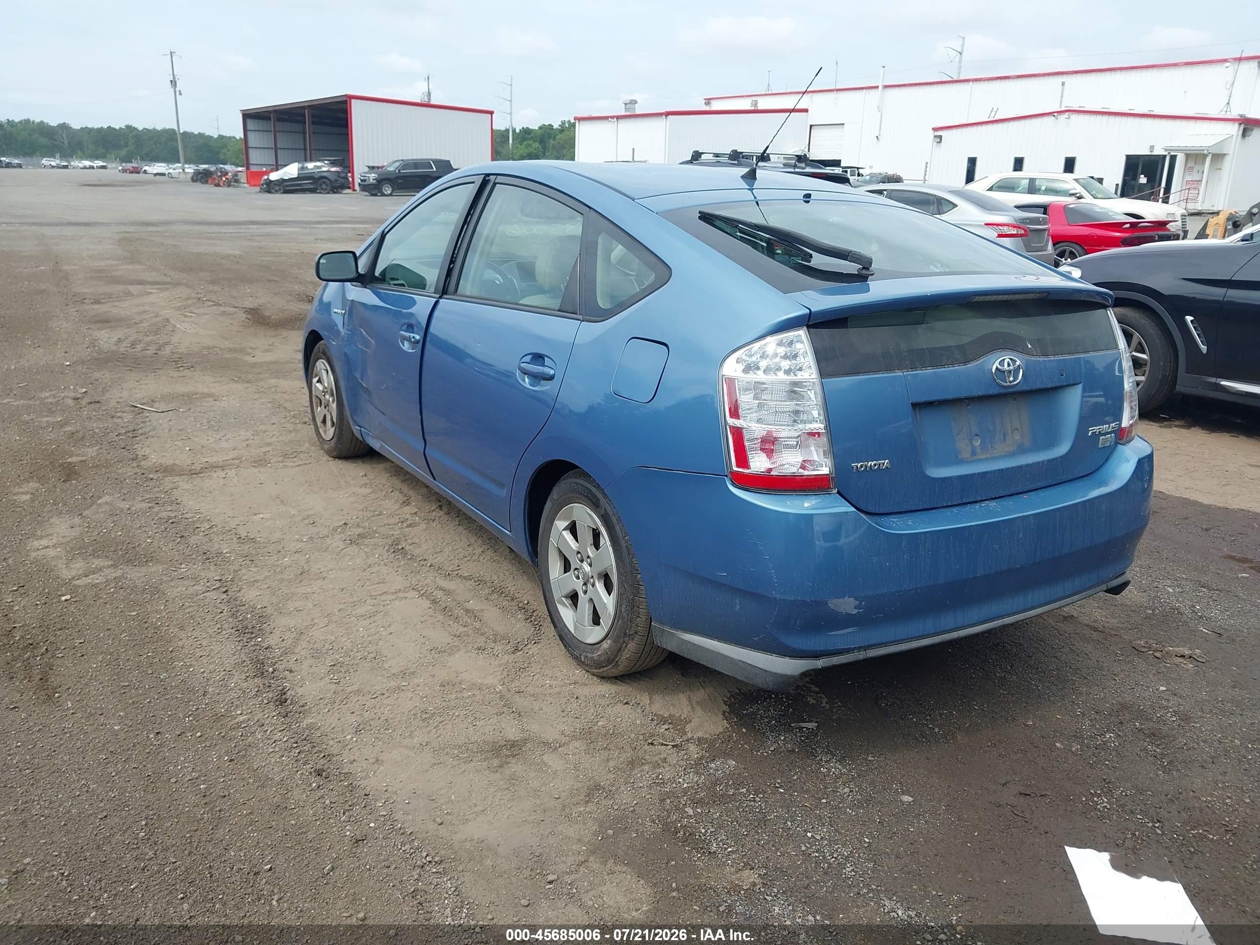 2007 Toyota Prius   Blue vin: JTDKB20U177657229