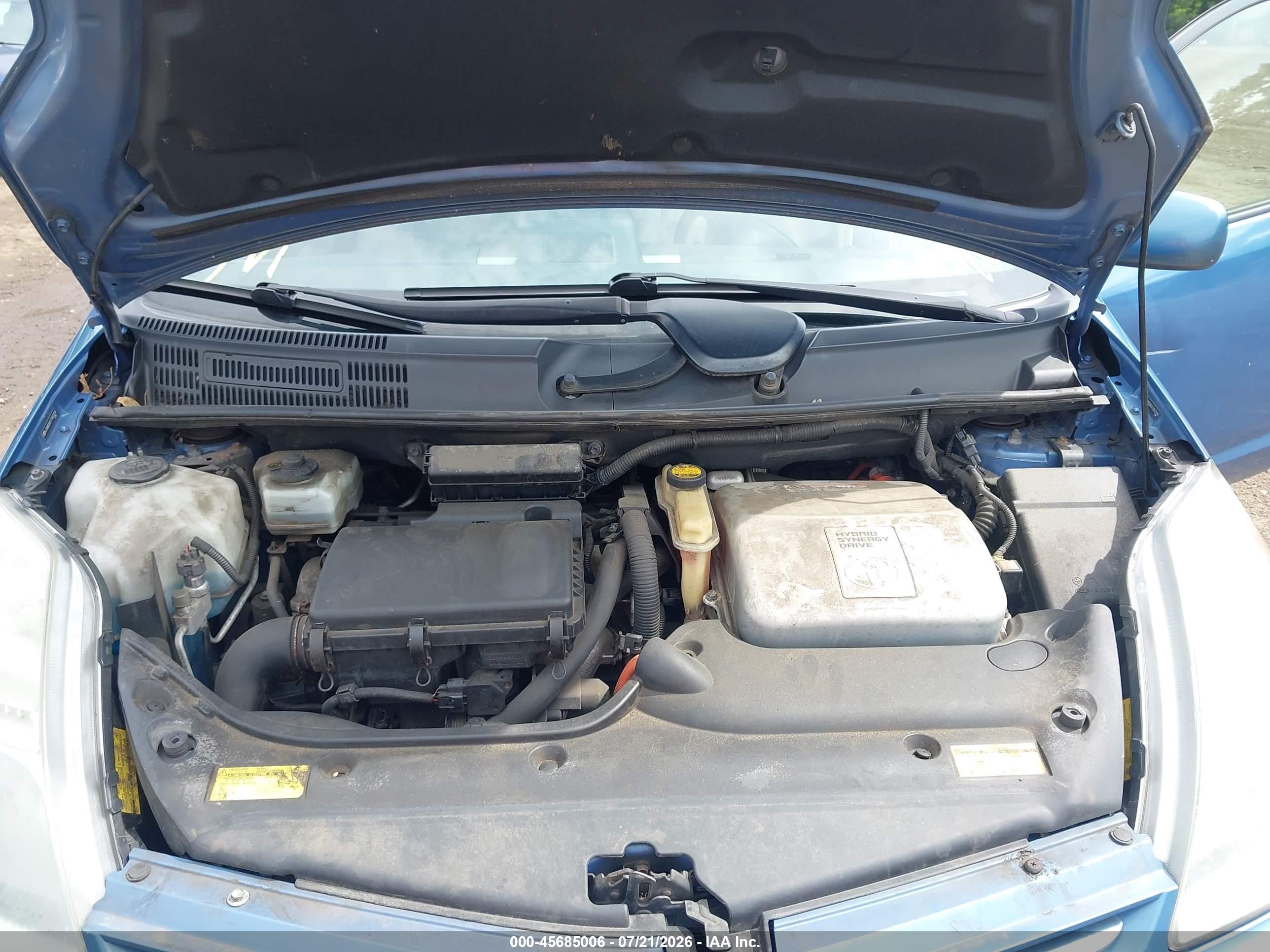 2007 Toyota Prius   Blue vin: JTDKB20U177657229
