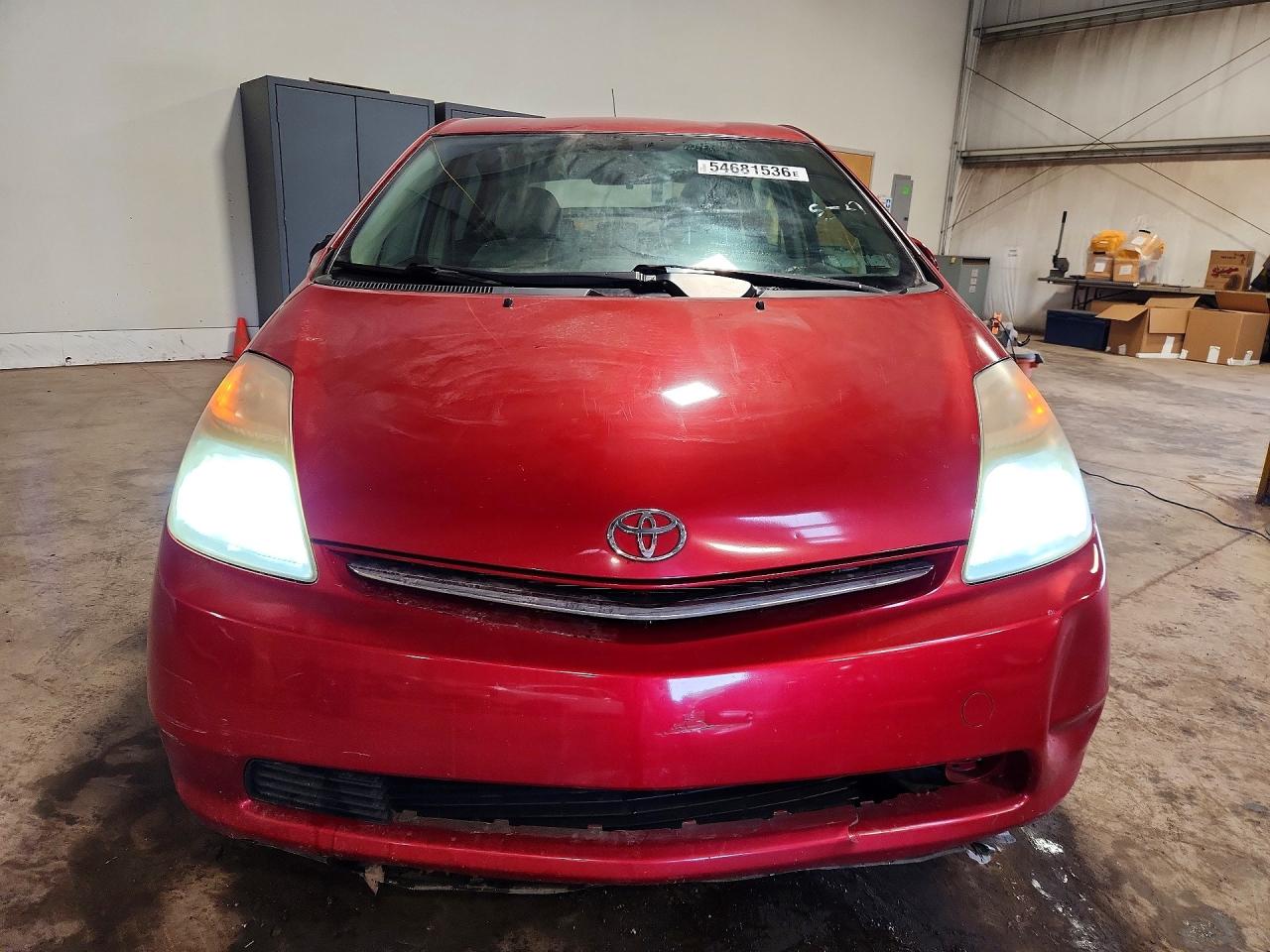 2007 Toyota Prius Base Red vin: JTDKB20U177662902