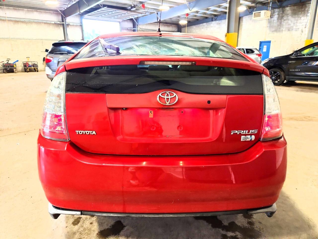 2007 Toyota Prius Base Red vin: JTDKB20U177662902
