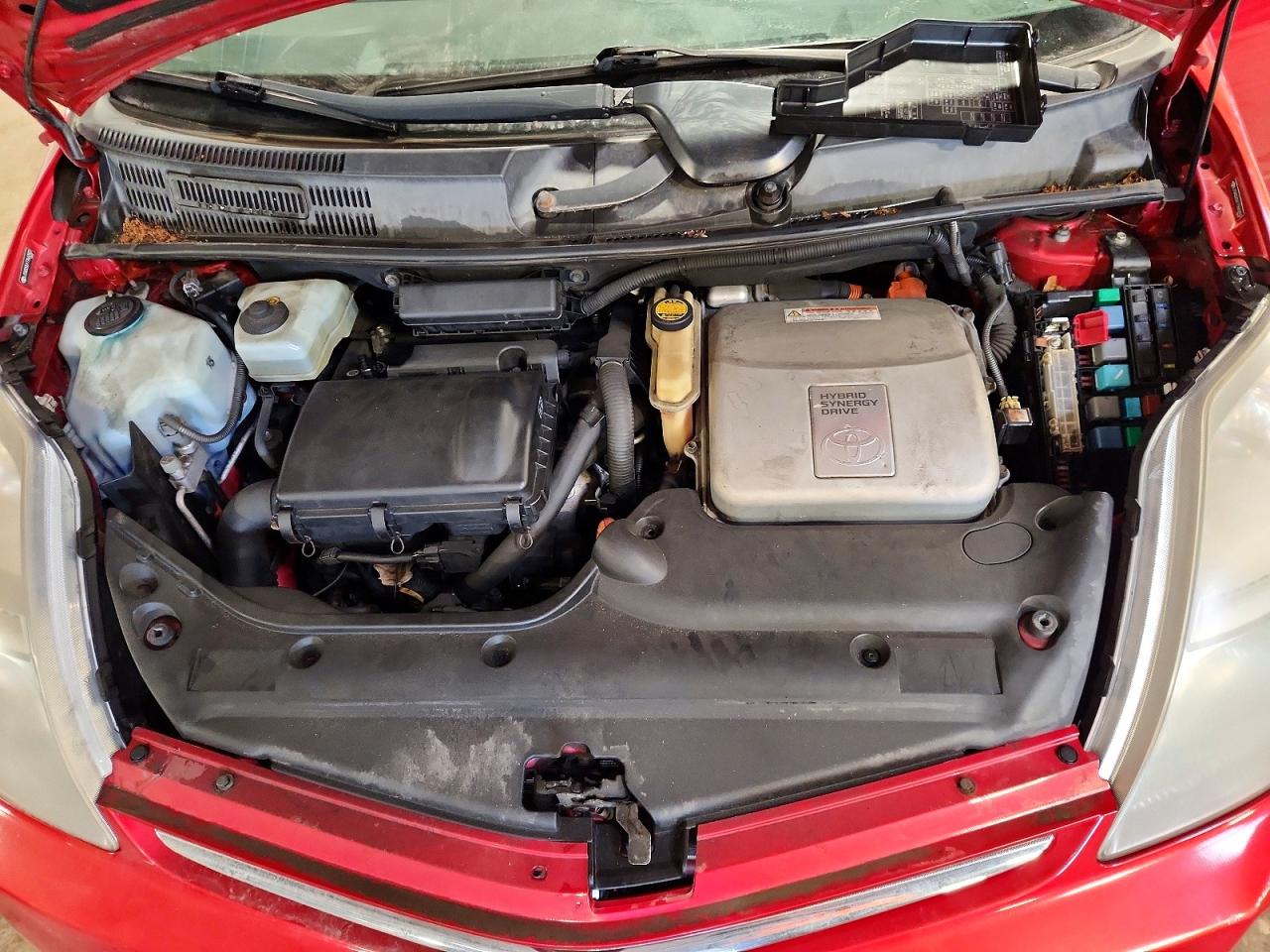 2007 Toyota Prius Base Red vin: JTDKB20U177662902