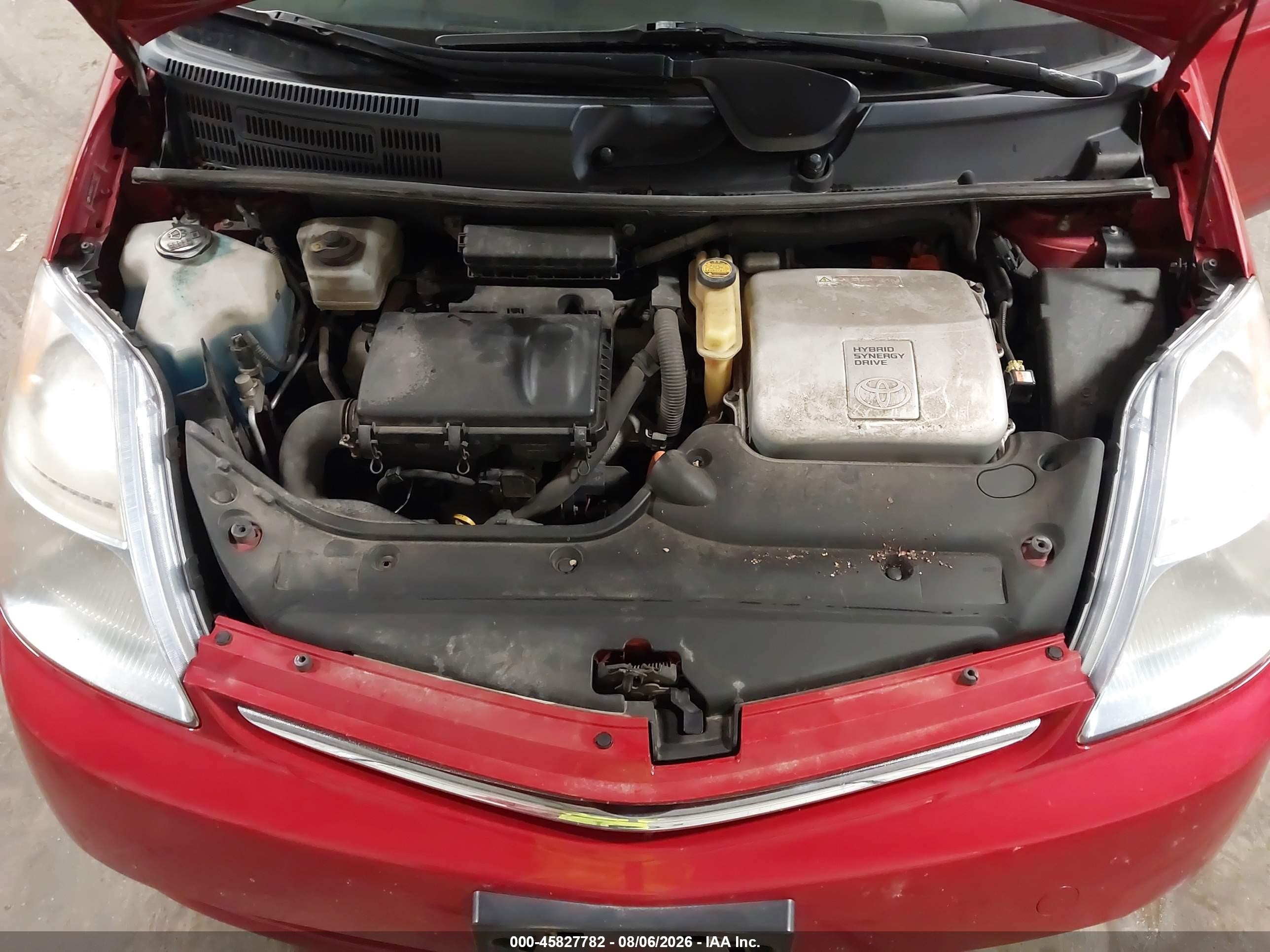 2007 Toyota Prius   Красный vin: JTDKB20U177670739