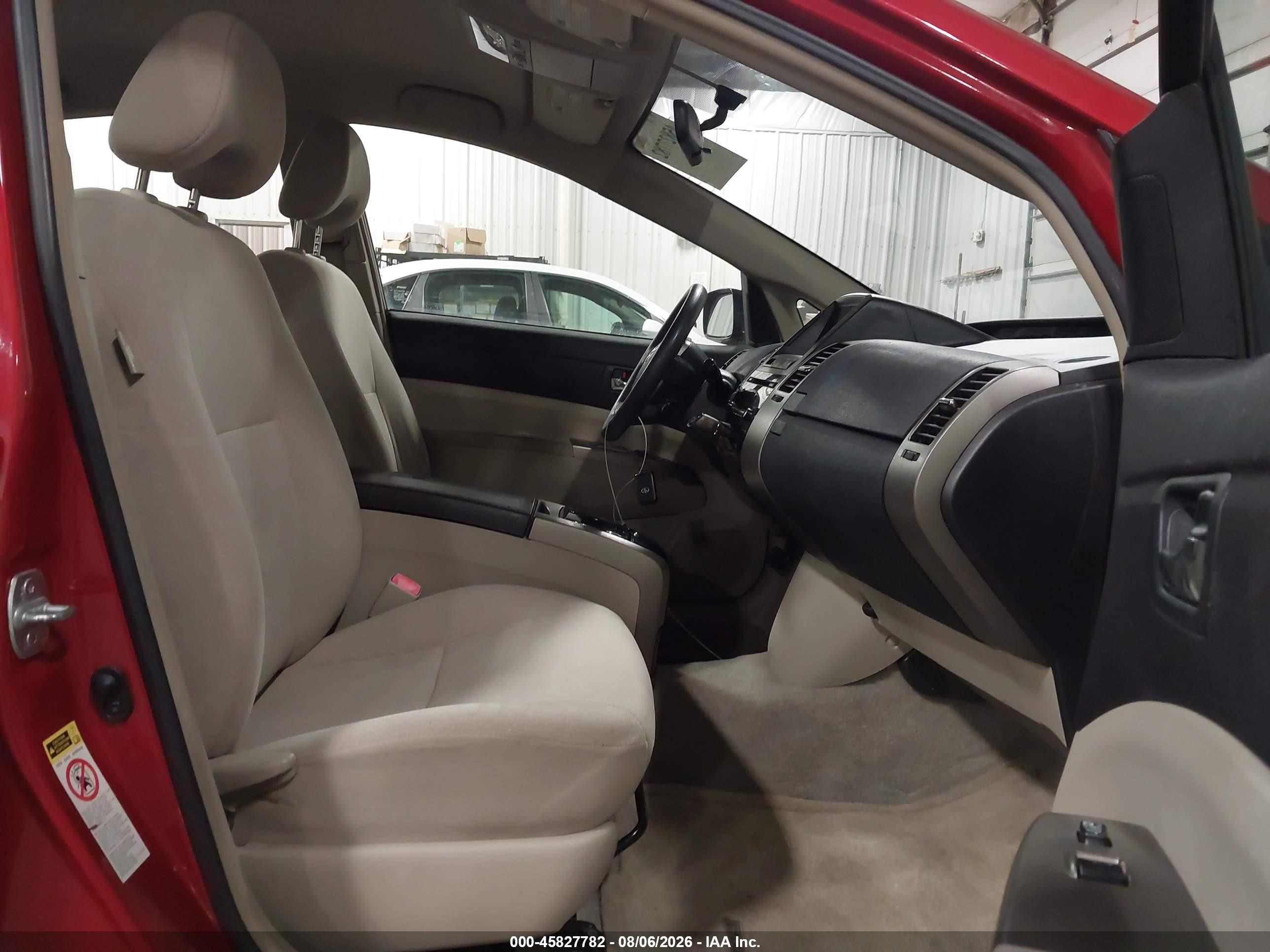 2007 Toyota Prius   Красный vin: JTDKB20U177670739