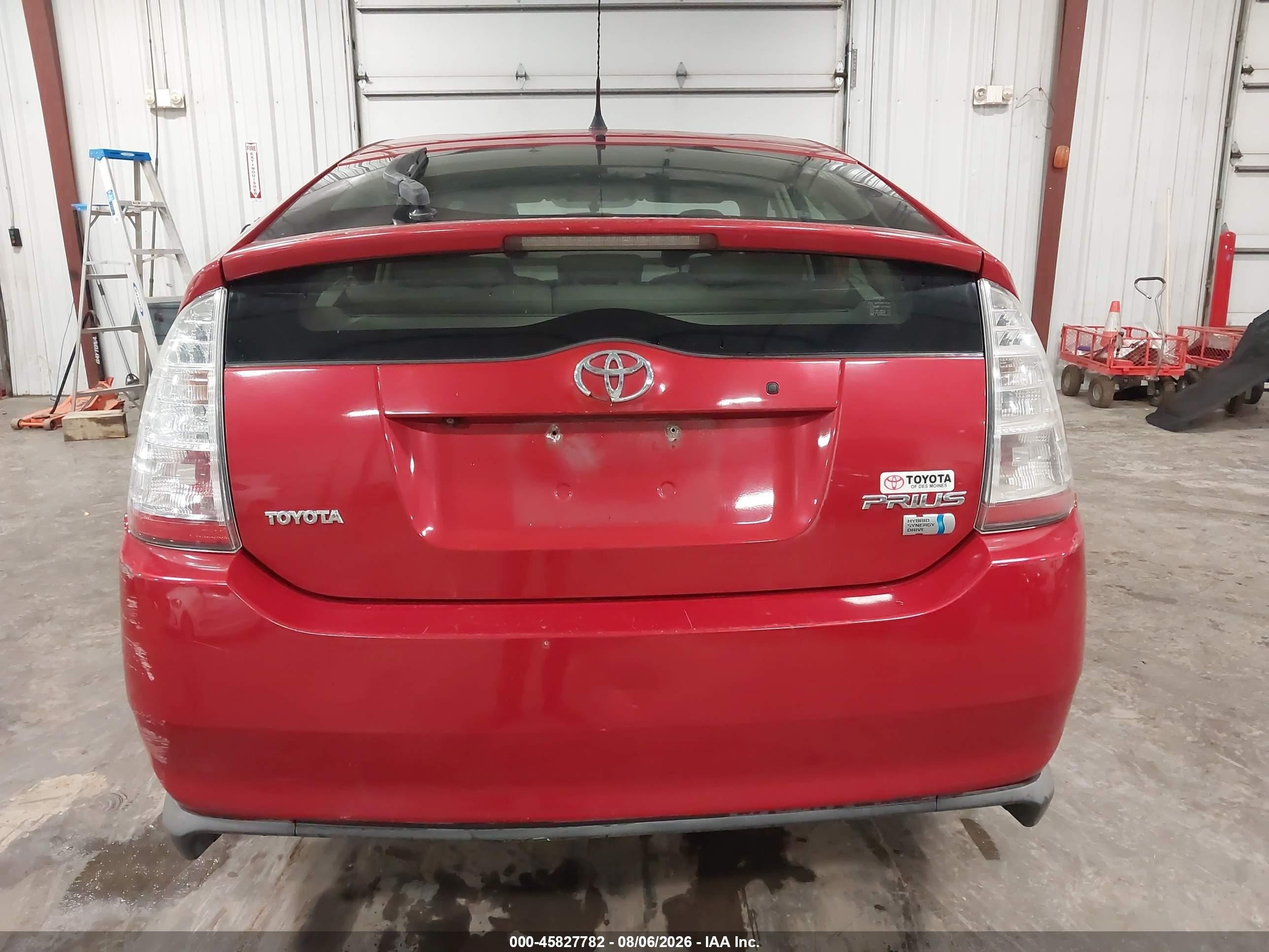 2007 Toyota Prius   Красный vin: JTDKB20U177670739