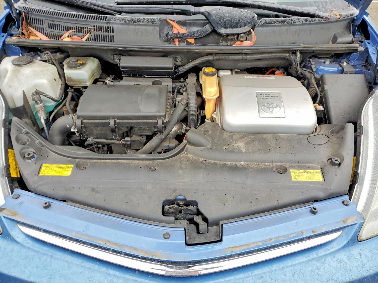 2007 Toyota Prius Base Blue vin: JTDKB20U177674872