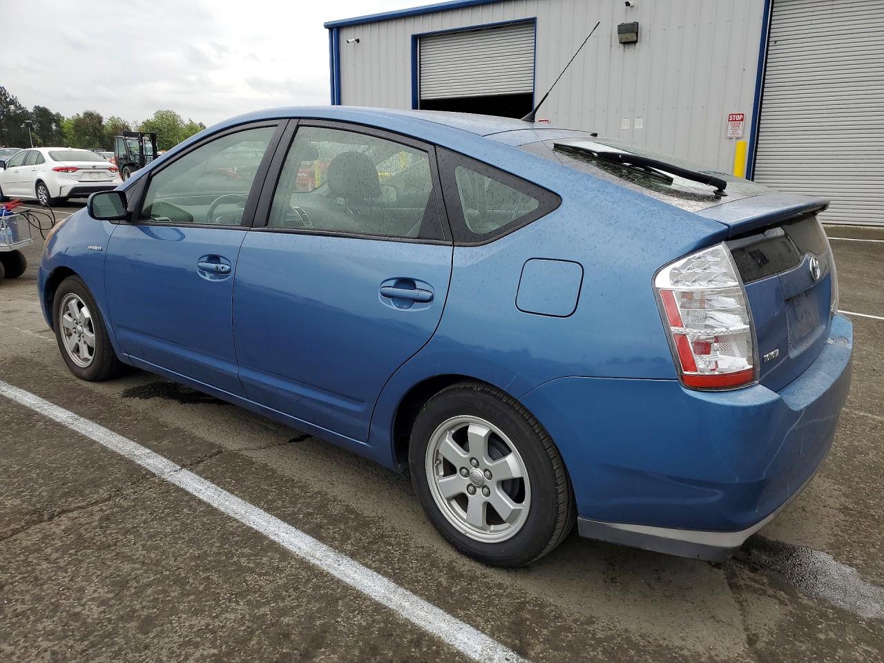2007 Toyota Prius Base Blue vin: JTDKB20U177674872