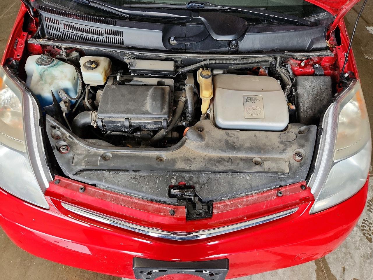 2007 Toyota Prius Base Red vin: JTDKB20U177692031