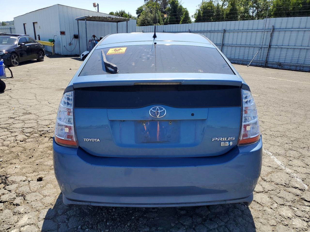 2007 Toyota Prius Base Blue vin: JTDKB20U177693972