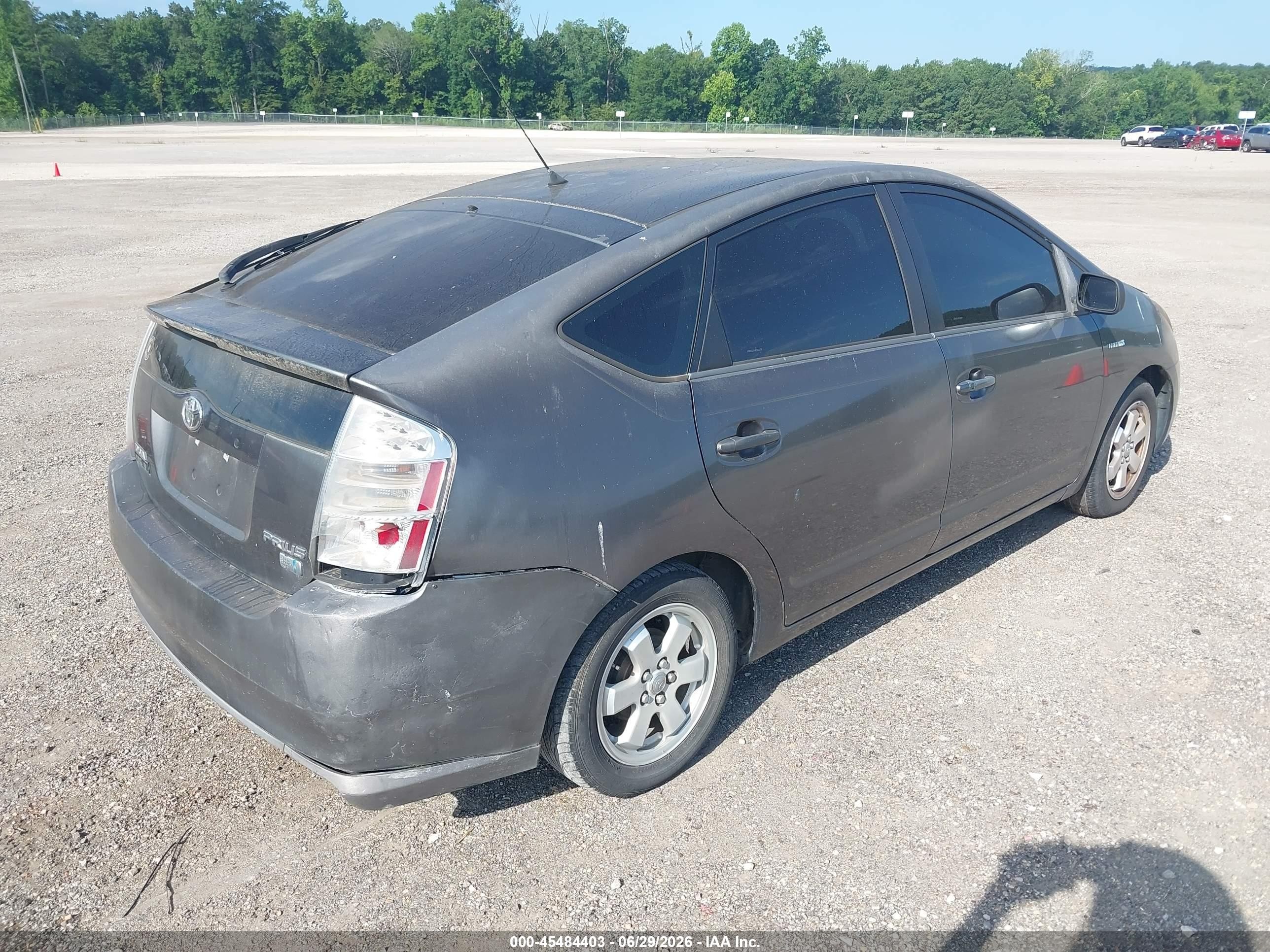 2008 Toyota Prius Gray vin: JTDKB20U183303137