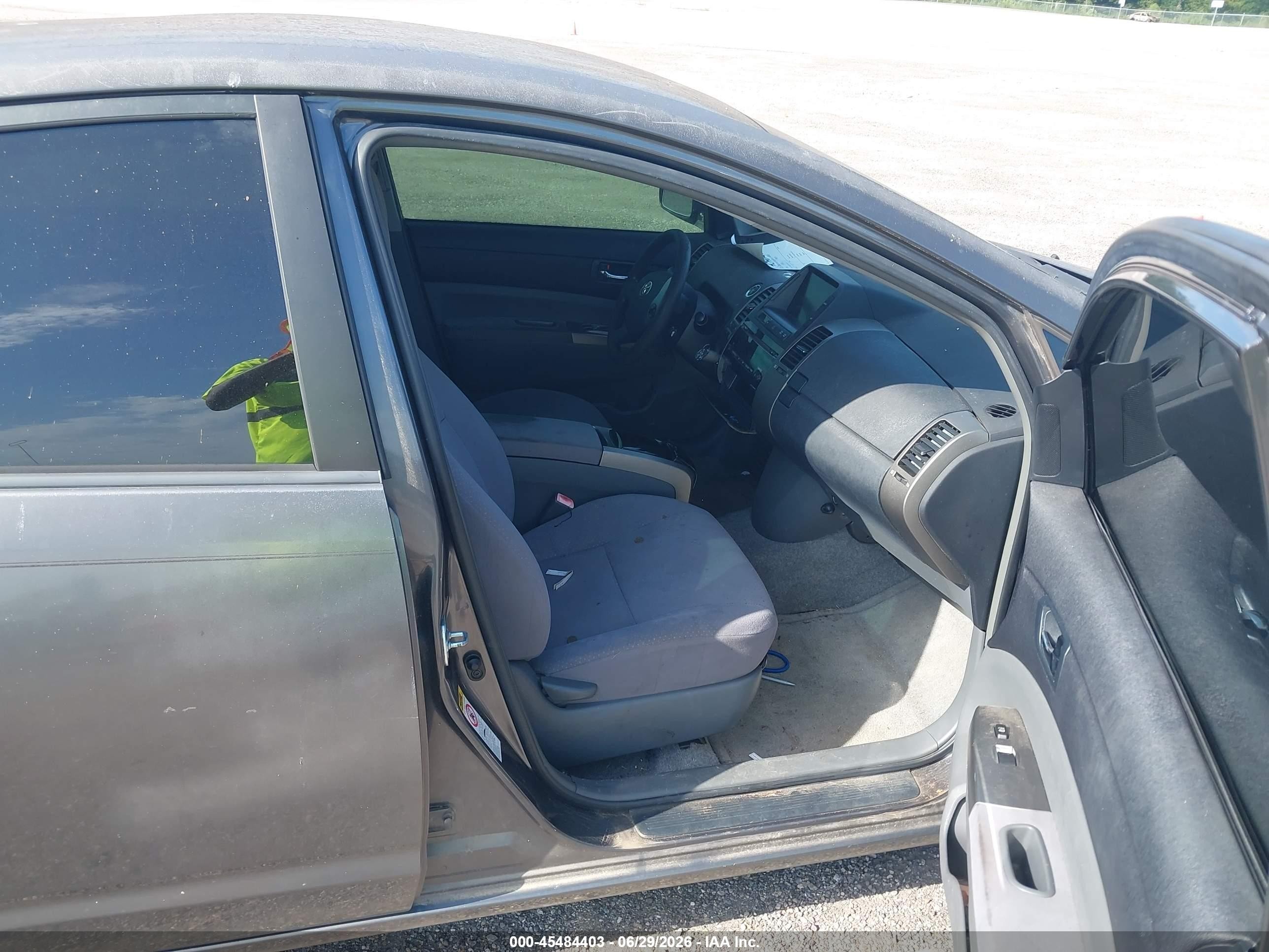 2008 Toyota Prius Gray vin: JTDKB20U183303137