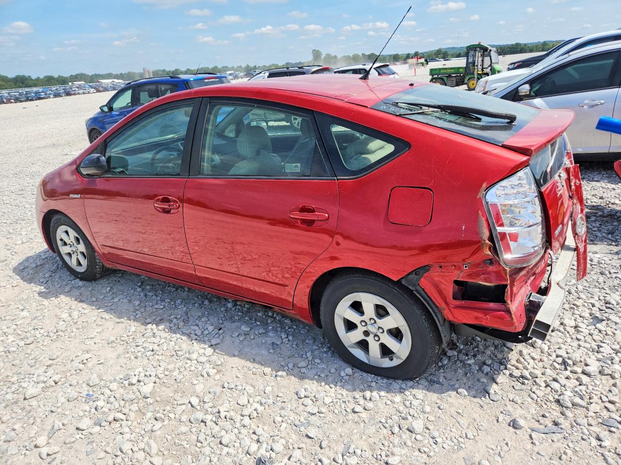 2008 Toyota Prius Base Красный vin: JTDKB20U183316907