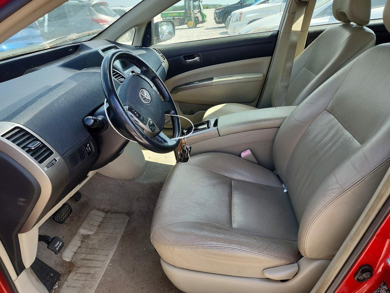 2008 Toyota Prius Base Красный vin: JTDKB20U183316907