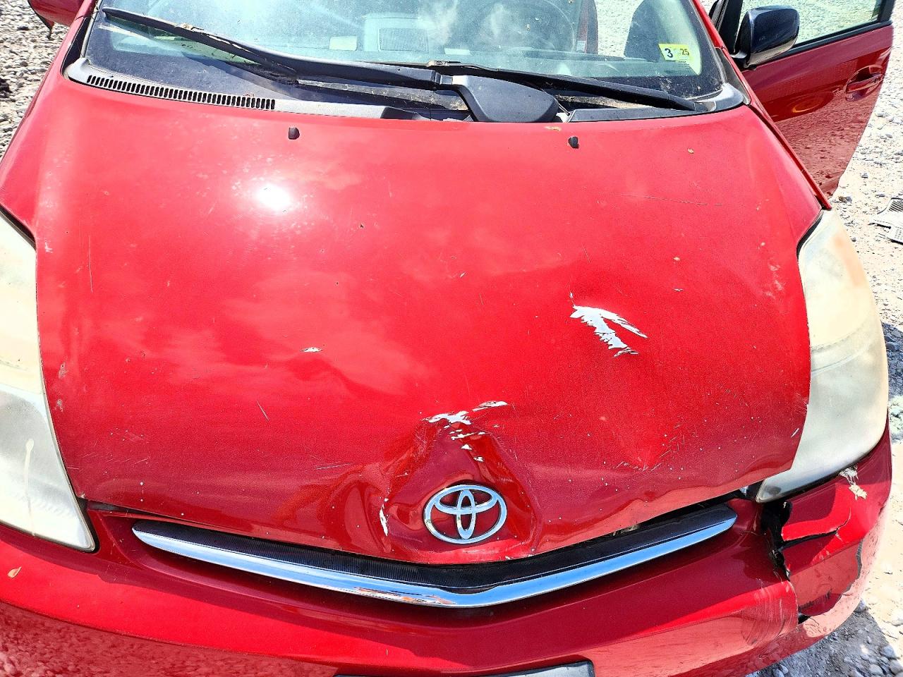 2008 Toyota Prius Base Красный vin: JTDKB20U183316907