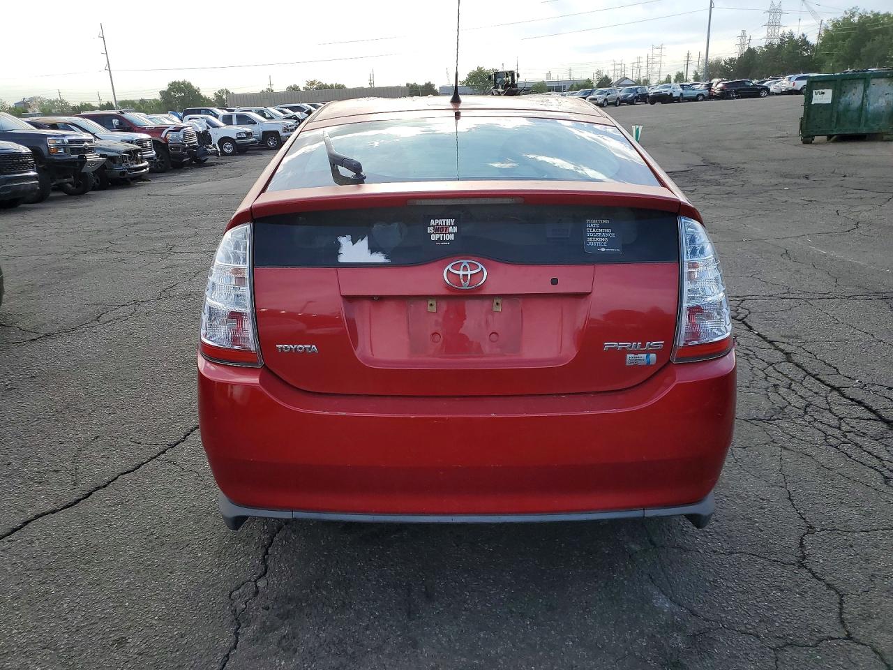2008 Toyota Prius Base Красный vin: JTDKB20U183330046