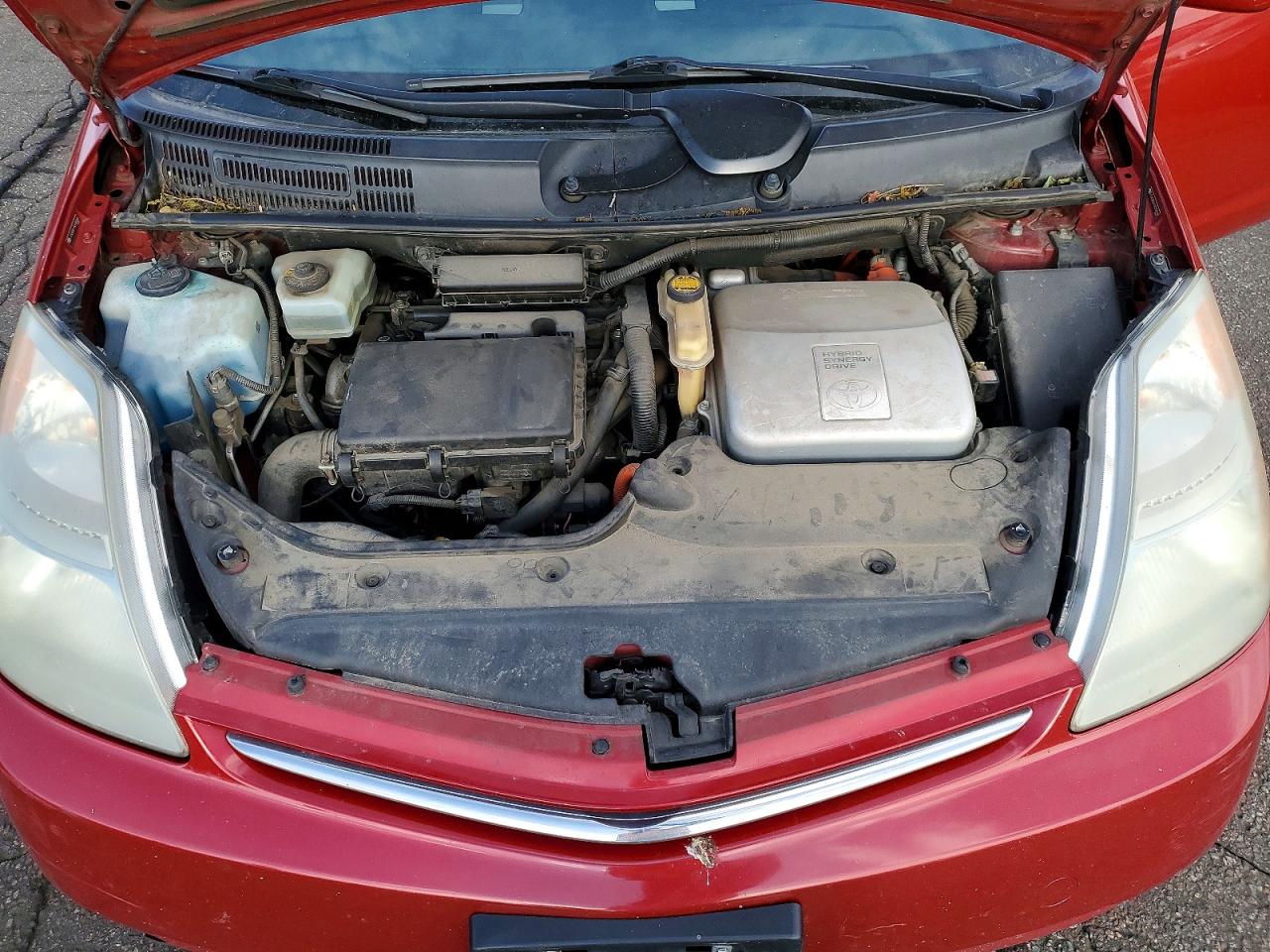 2008 Toyota Prius Base Красный vin: JTDKB20U183330046